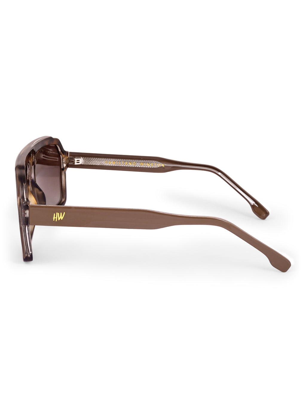 Men's Classic Brown Wayfarer Sunglasses