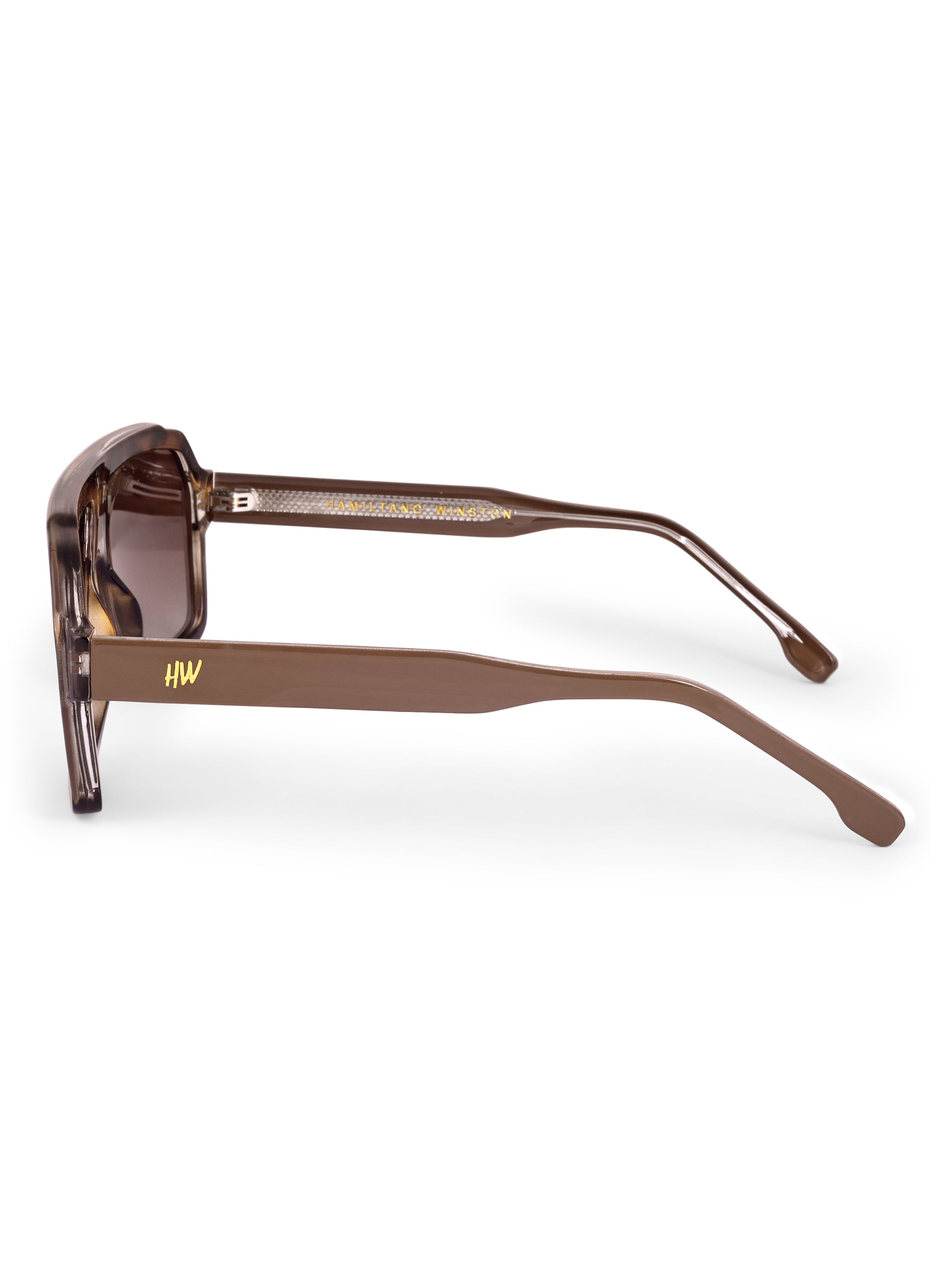 Men's Classic Brown Wayfarer Sunglasses