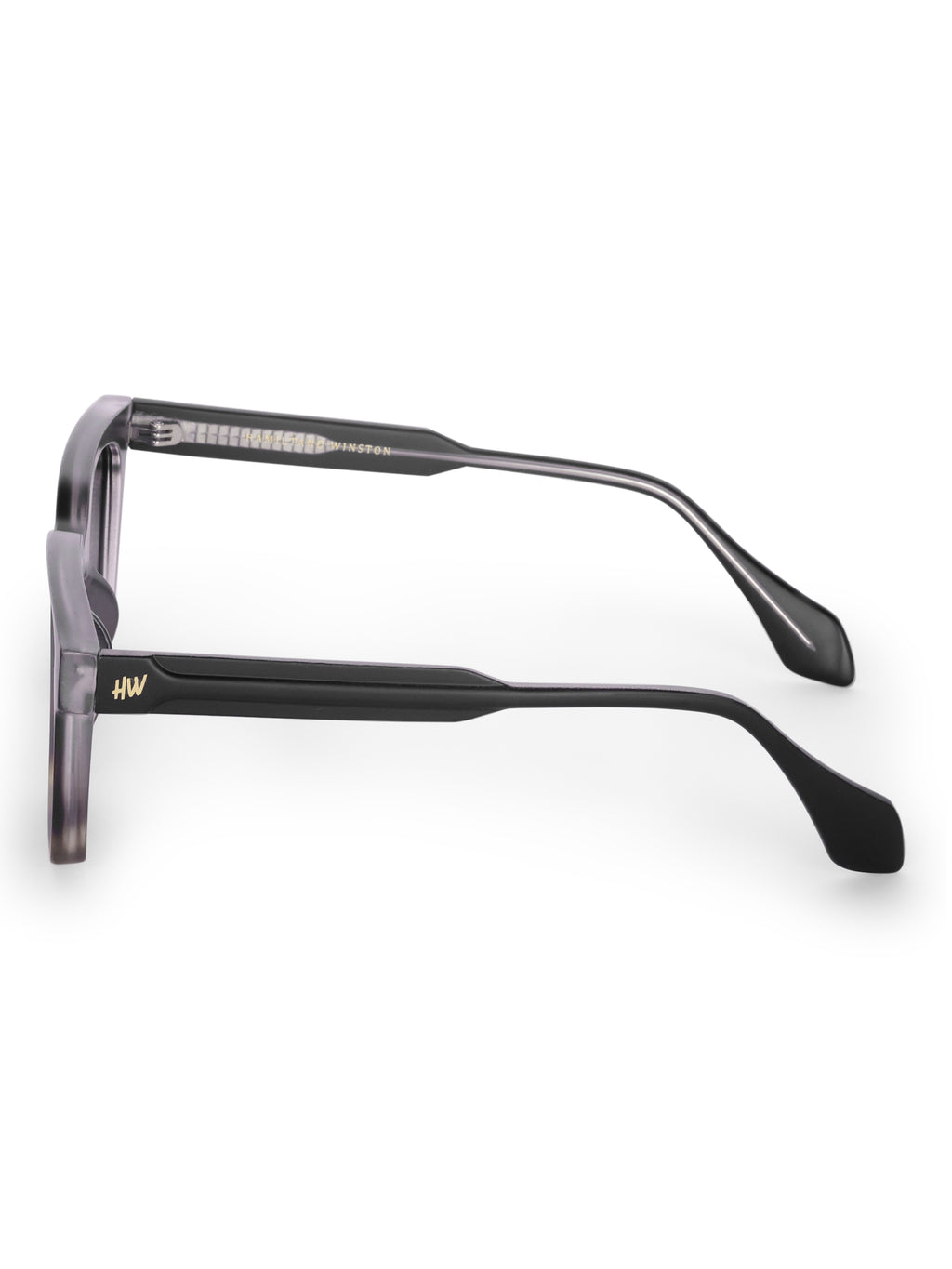 Women's Black Rectangular Sunglasses