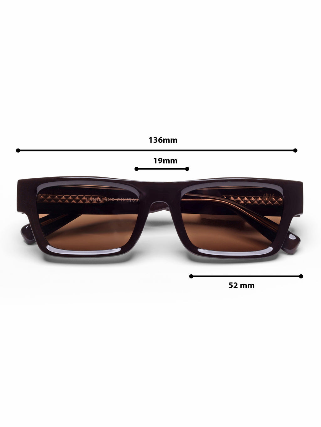 Orvix Brown Wayfarer Mens Sunglasses