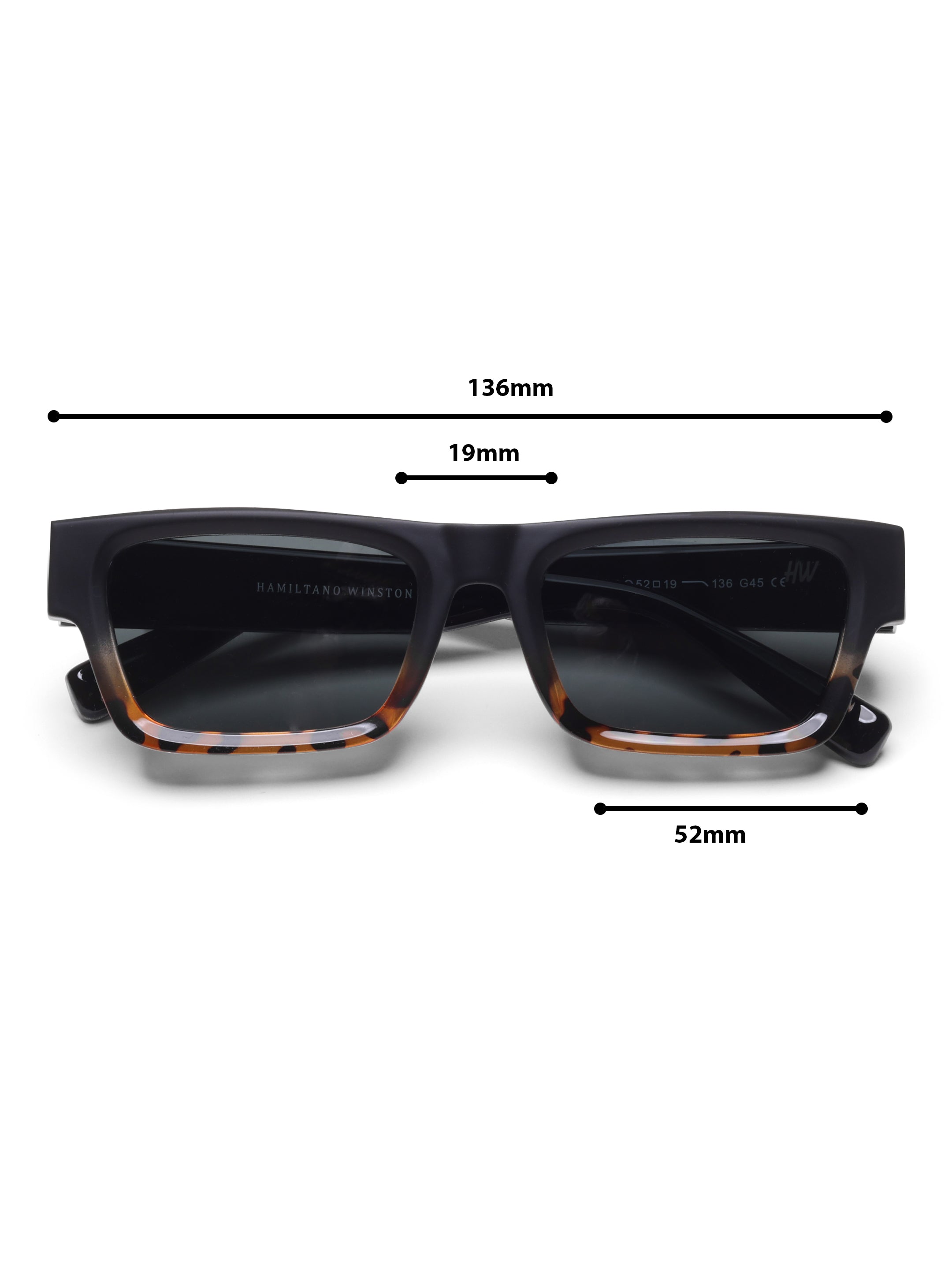 Raxon Black Wayfarer Mens Sunglasses