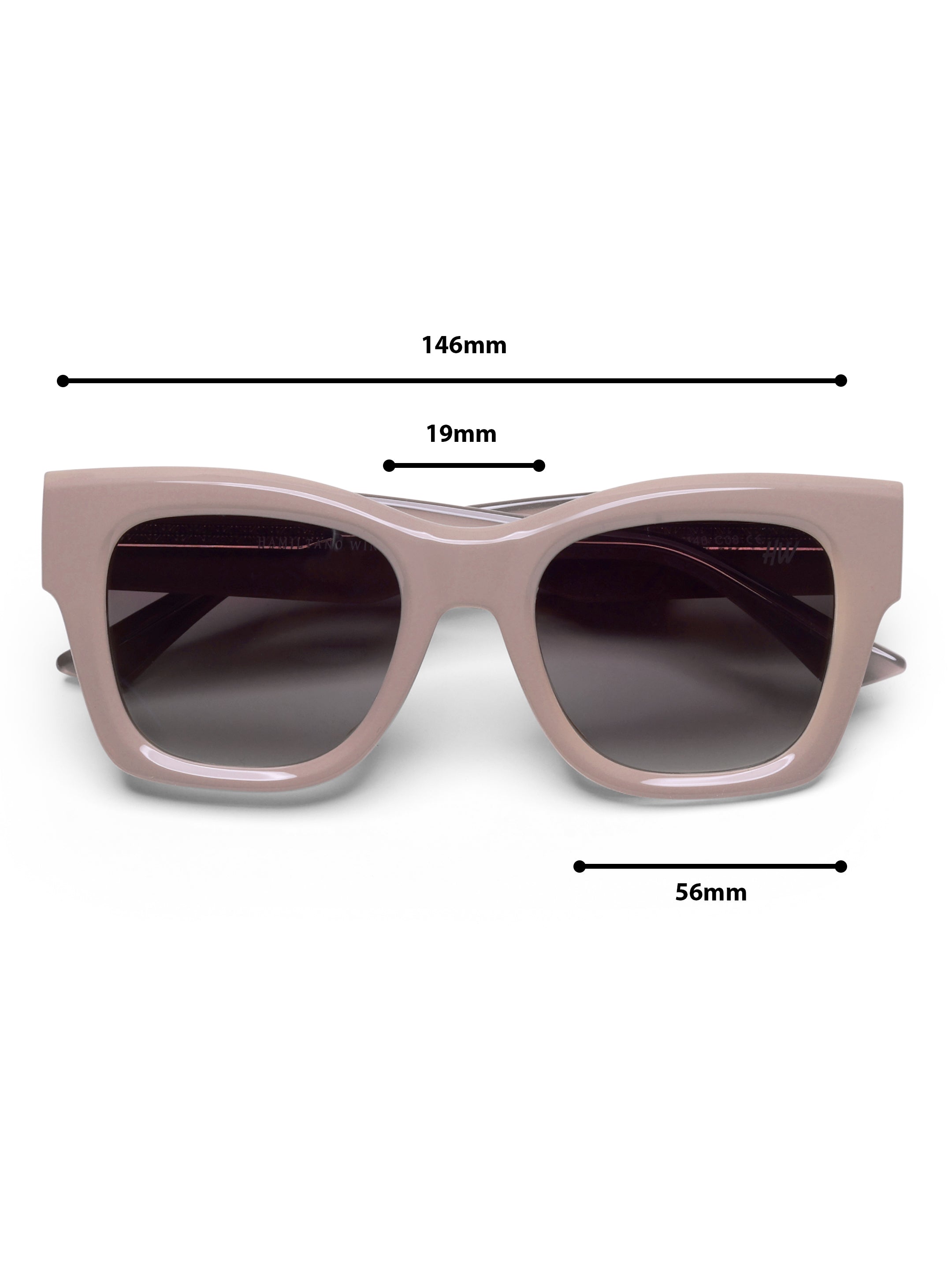 Virelle Pink Acetate UV Protected Womens Sunglasses
