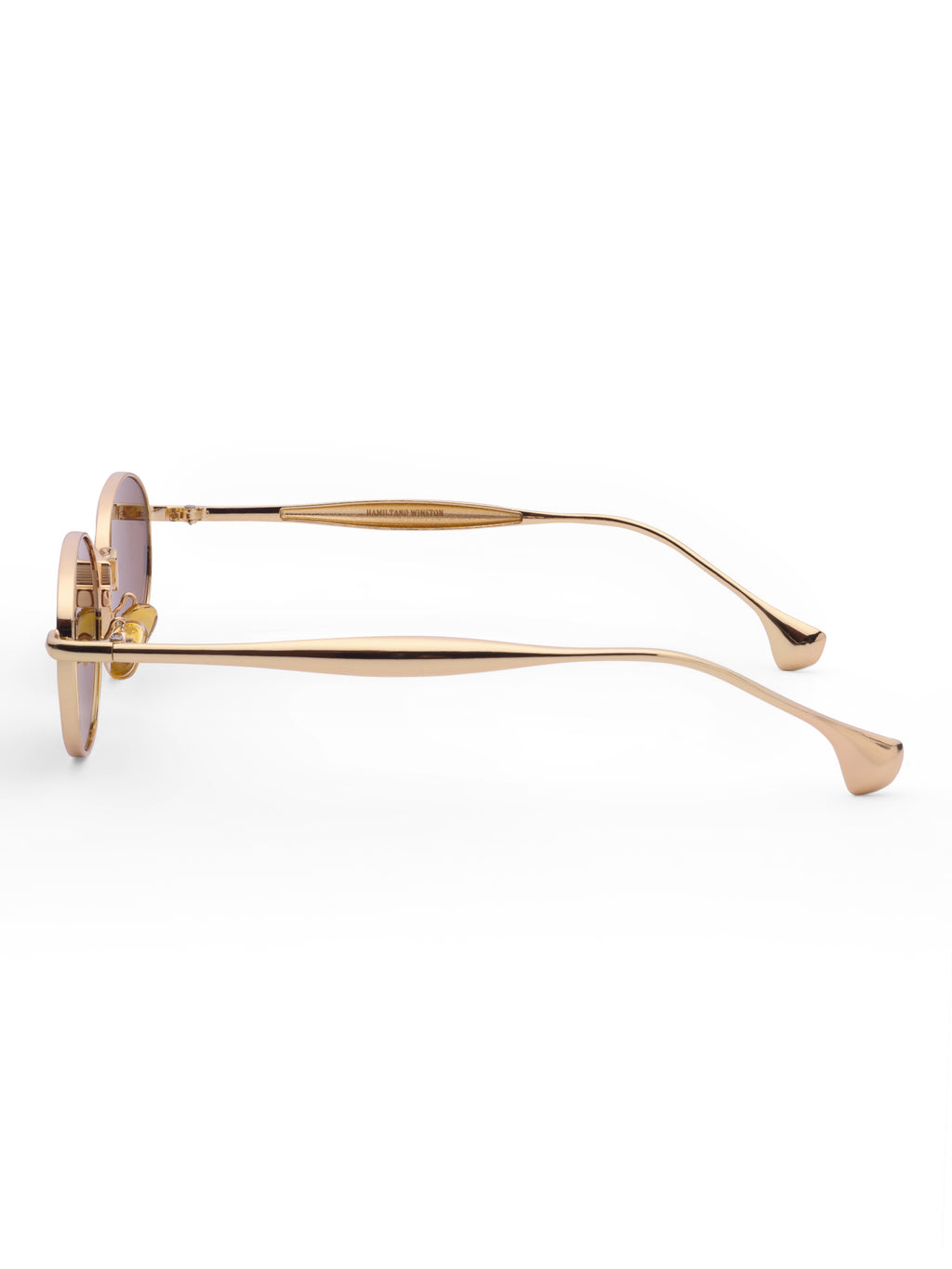 Women's Gold Brown Sunglasses