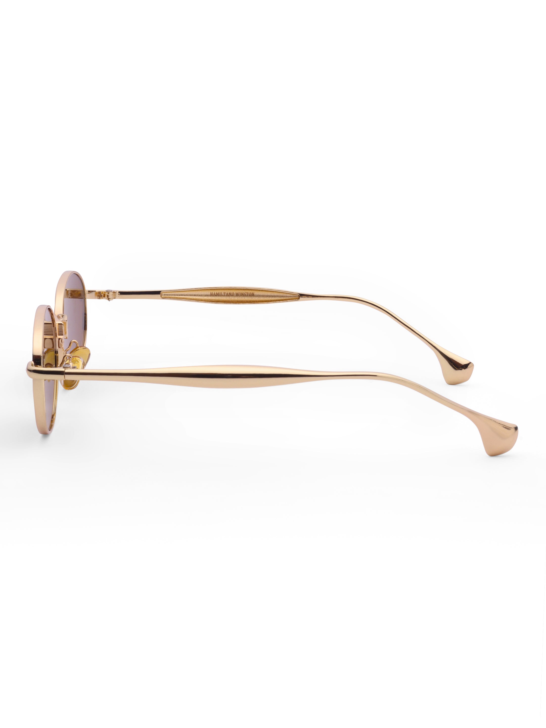 Women's Gold Brown Sunglasses