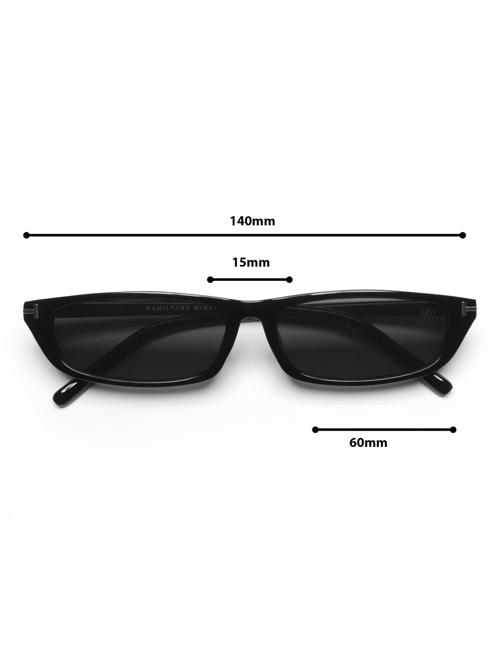 Ravelle Black Small Candy UV Protected Womens Sunglasses