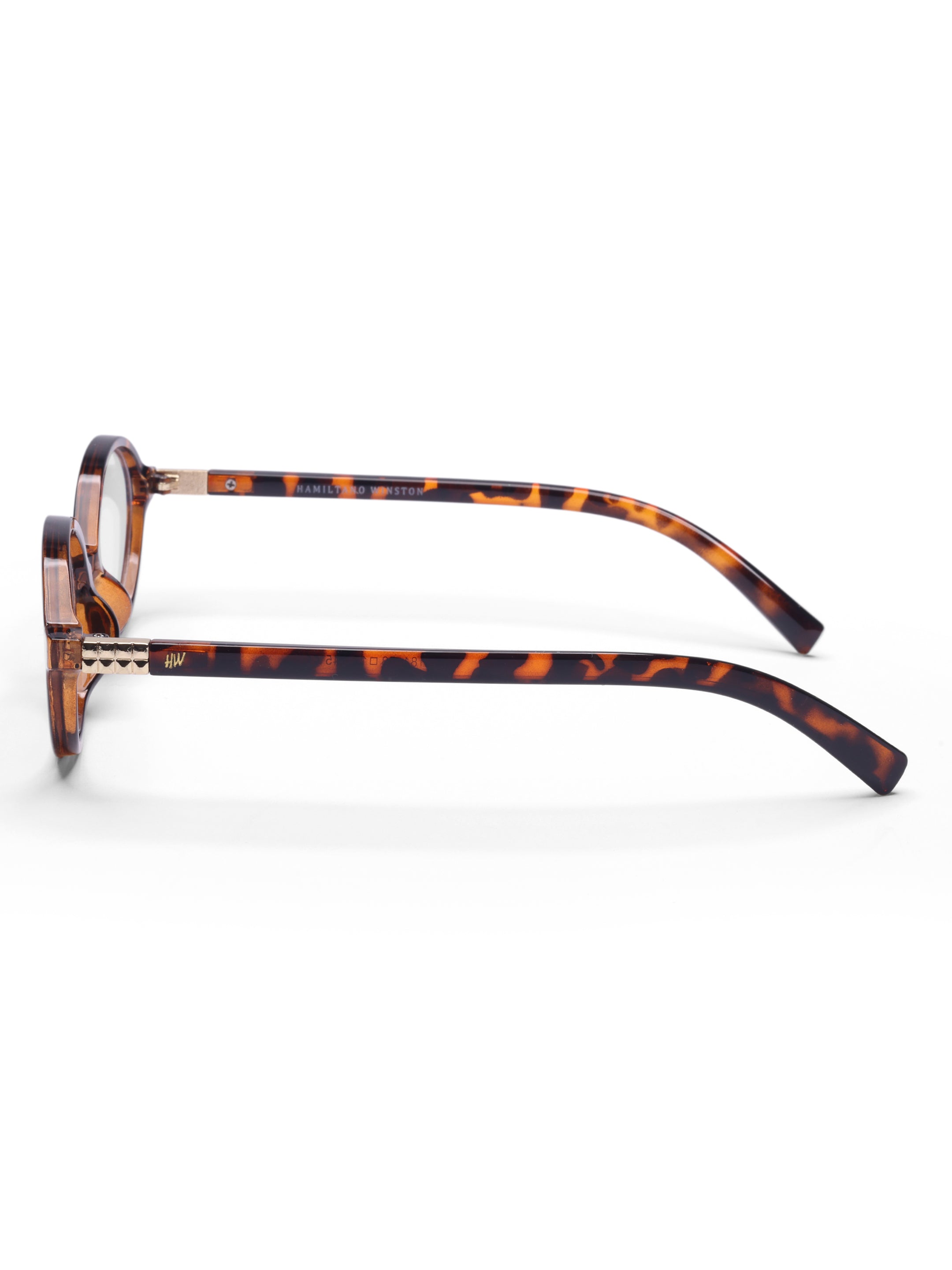 Women's Oval Leopard Transparent Optical Frame