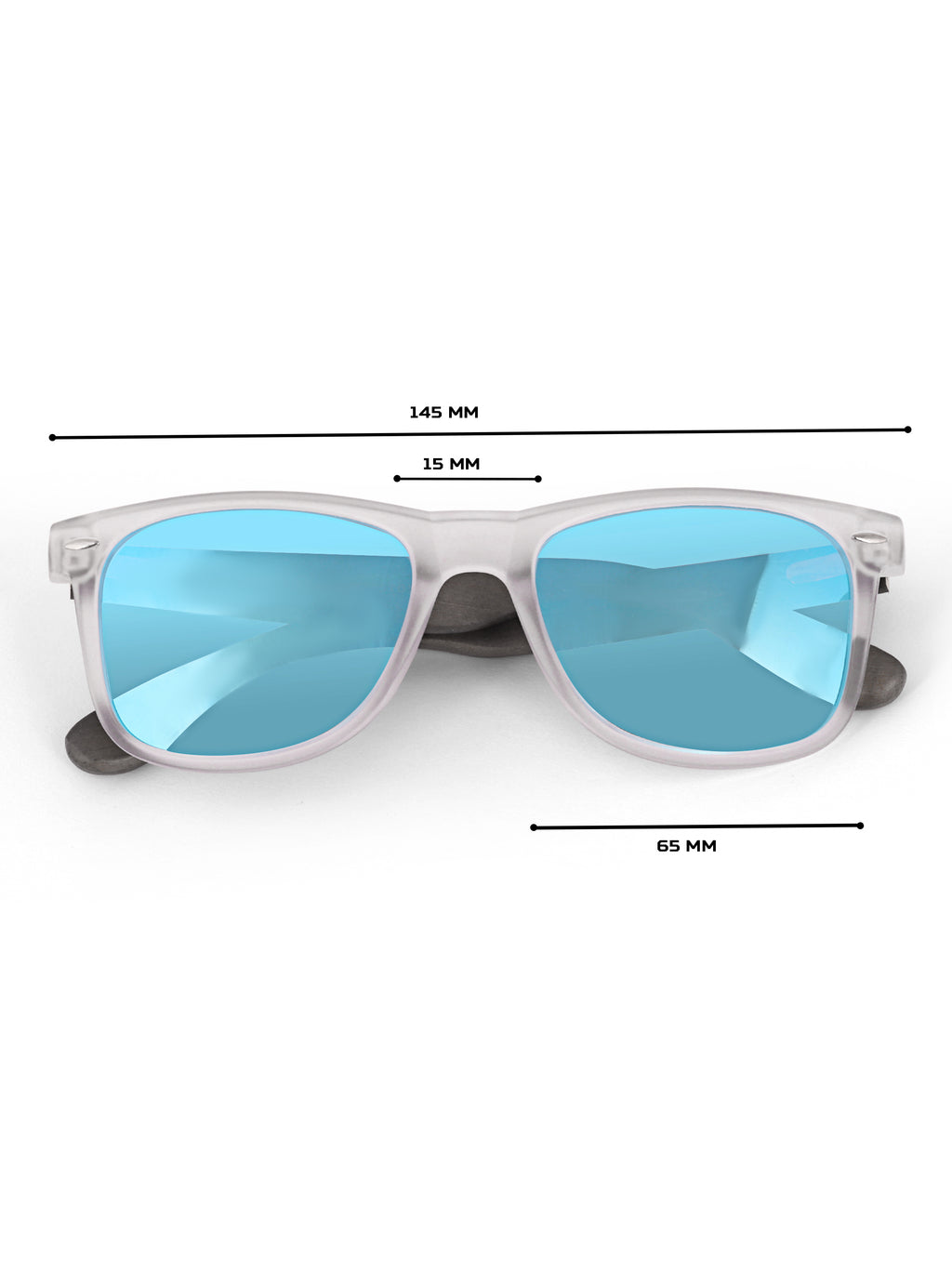 Men Wayfarer UV Protected Sunglasses Reflector Blue