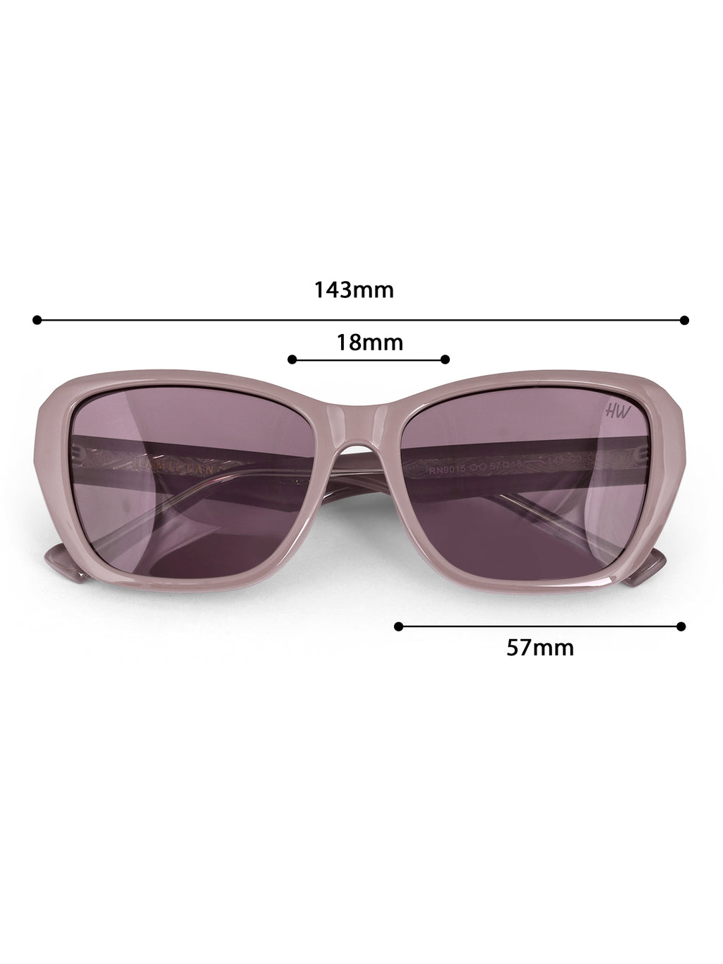 Women's Pink Wayfarer UV Protected Sunglasses