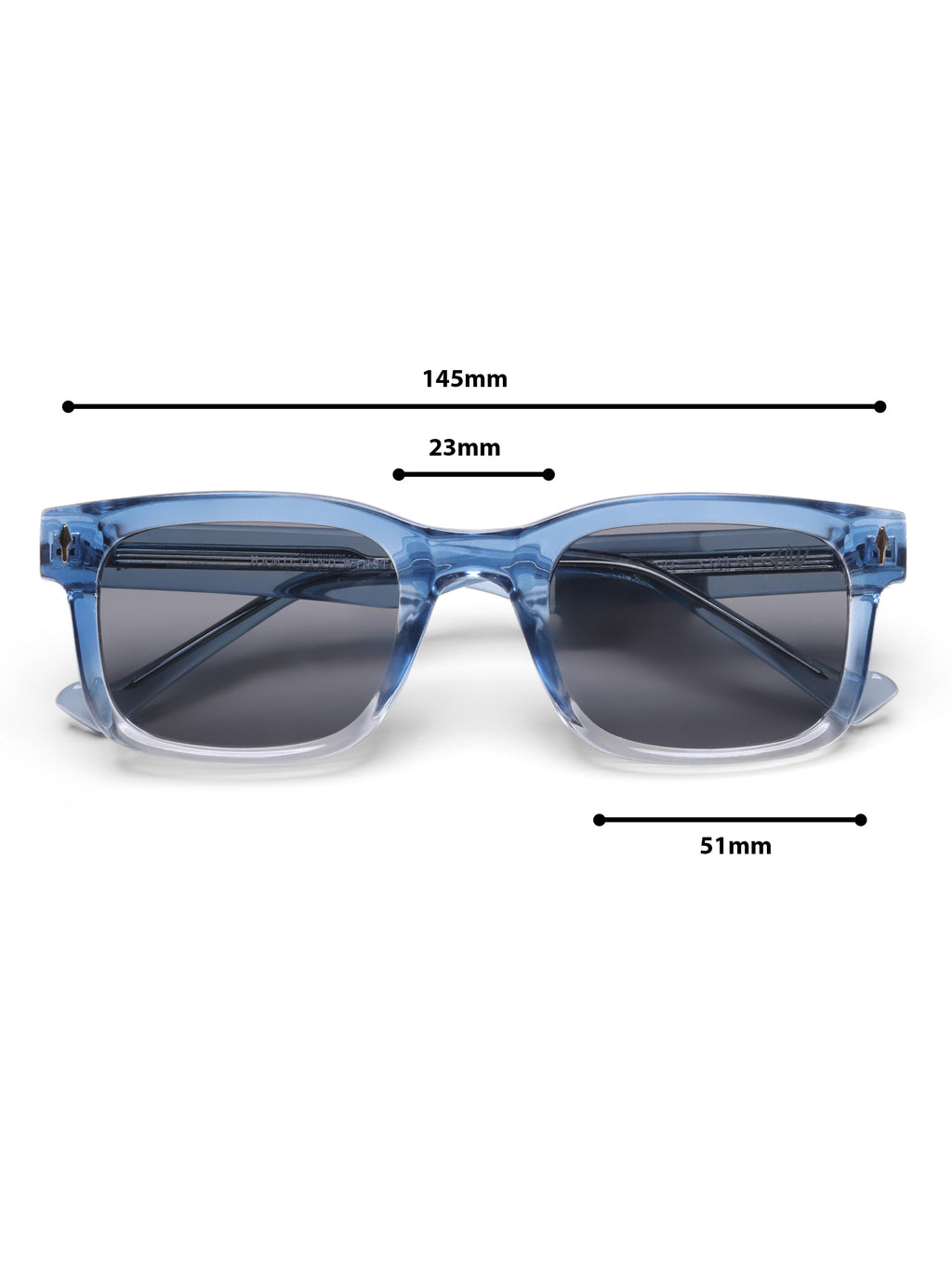 Raider Blue Wayfarer Mens Sunglasses