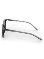 Men's Black Polarized Wayfarer Rectangular Sunglasses