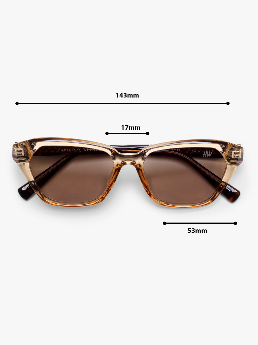 Vayra Brown UV Protected Womens Sunglasses