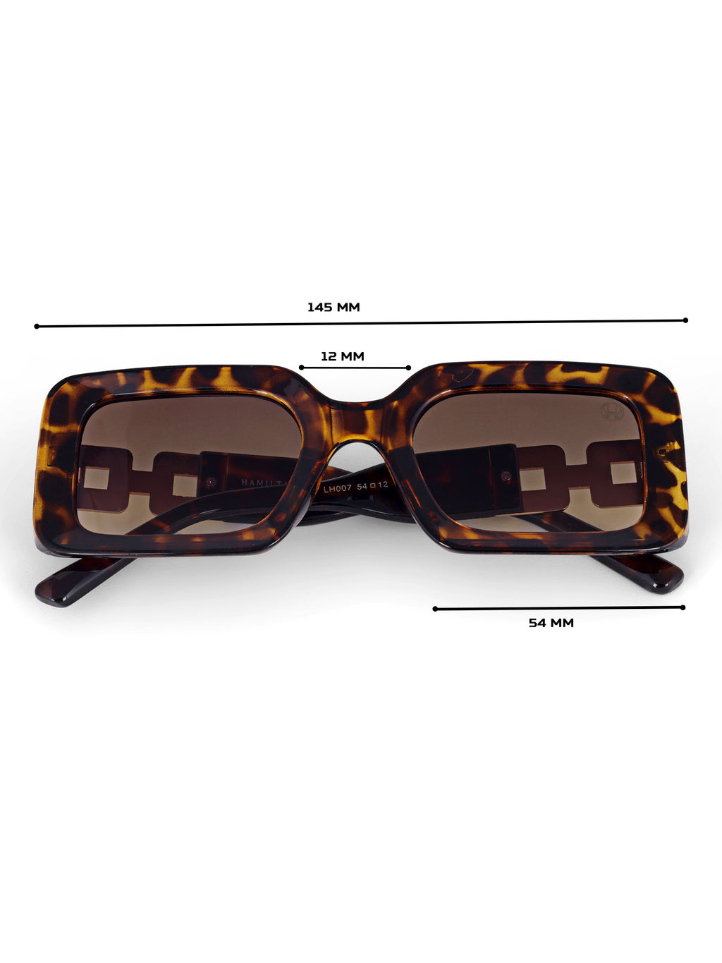 Leopard Wayfarer Women UV Protected Sunglasses