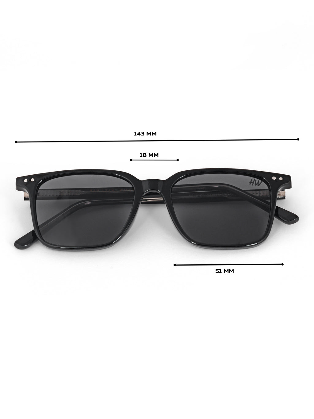 Men Wayfarer UV Protected Sunglasses Dark Brown