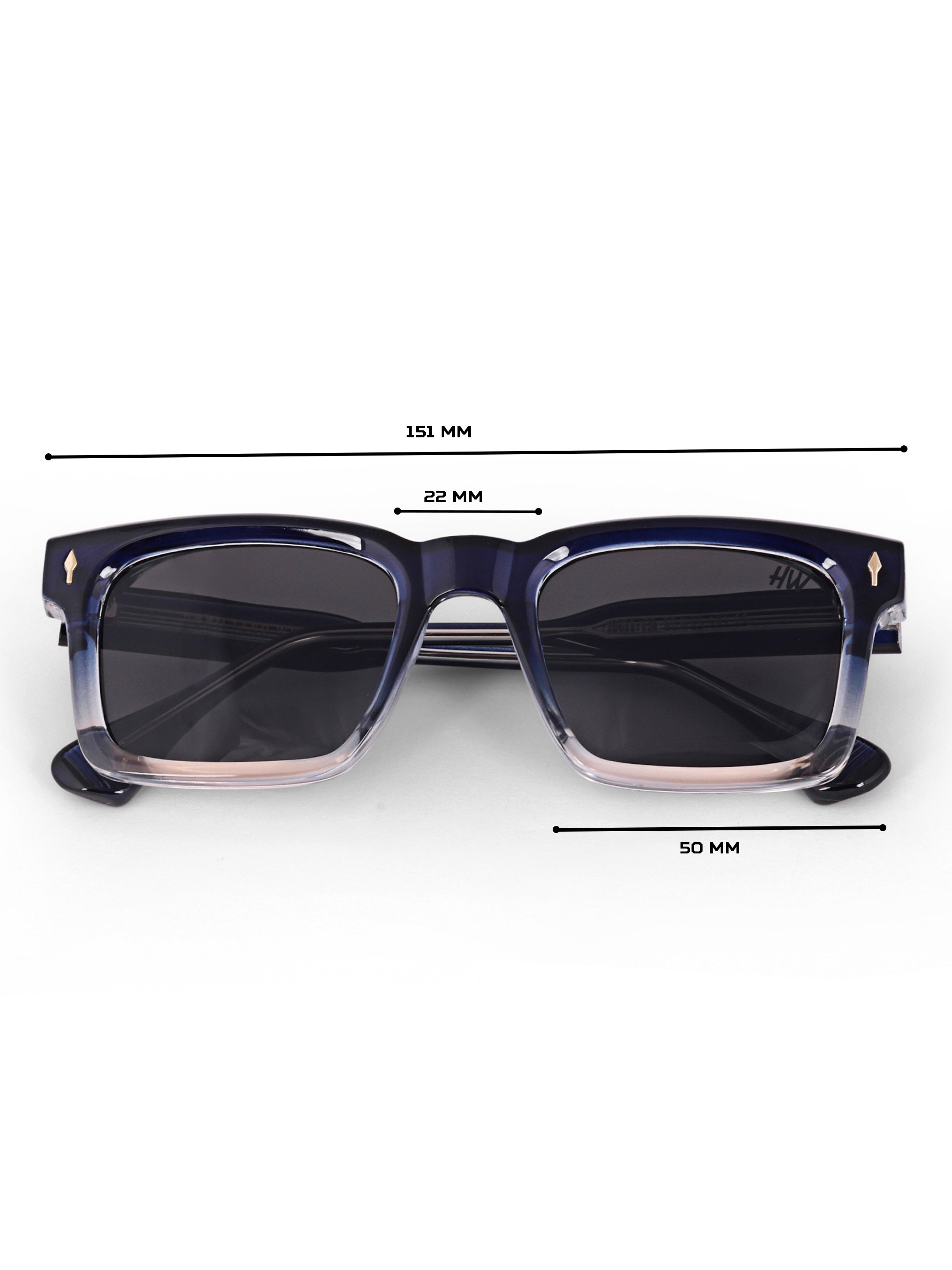 Men Wayfarer UV Protected Sunglasses Black