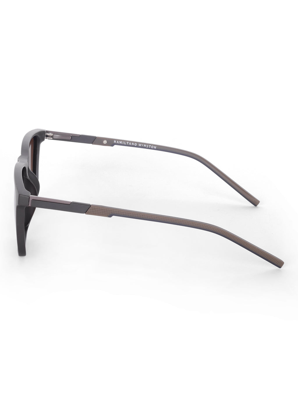 Men's Brown Wayfarer Rectangular Sunglasses