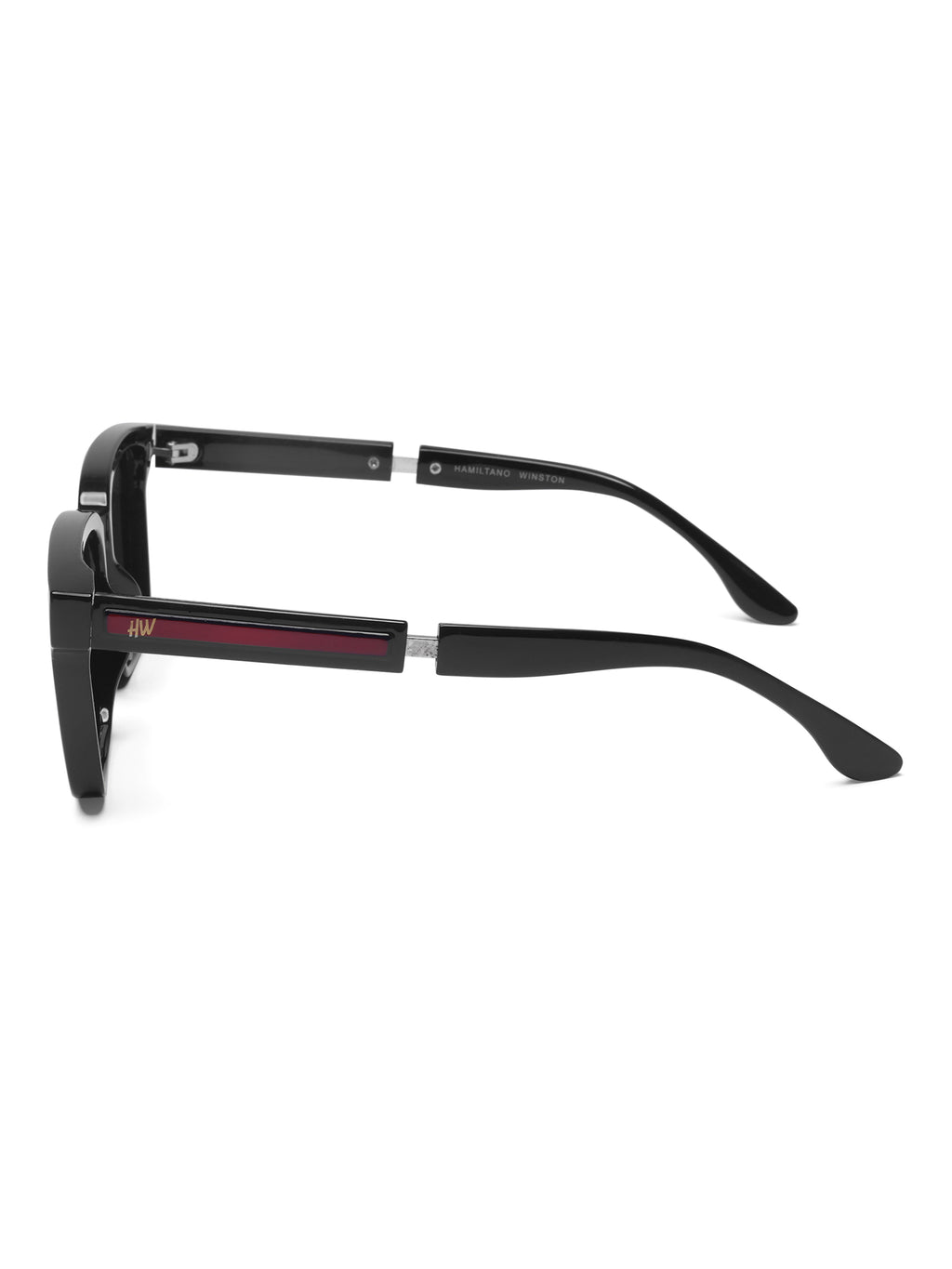 Men's UV Protected Black Wayfarer Rectangular Sunglasses
