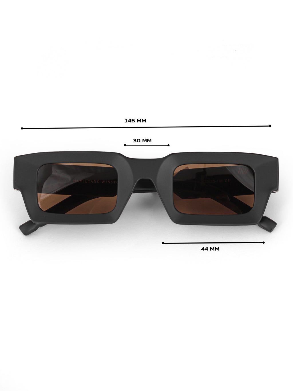 Men Wayfarer UV Protected Sunglasses Brown