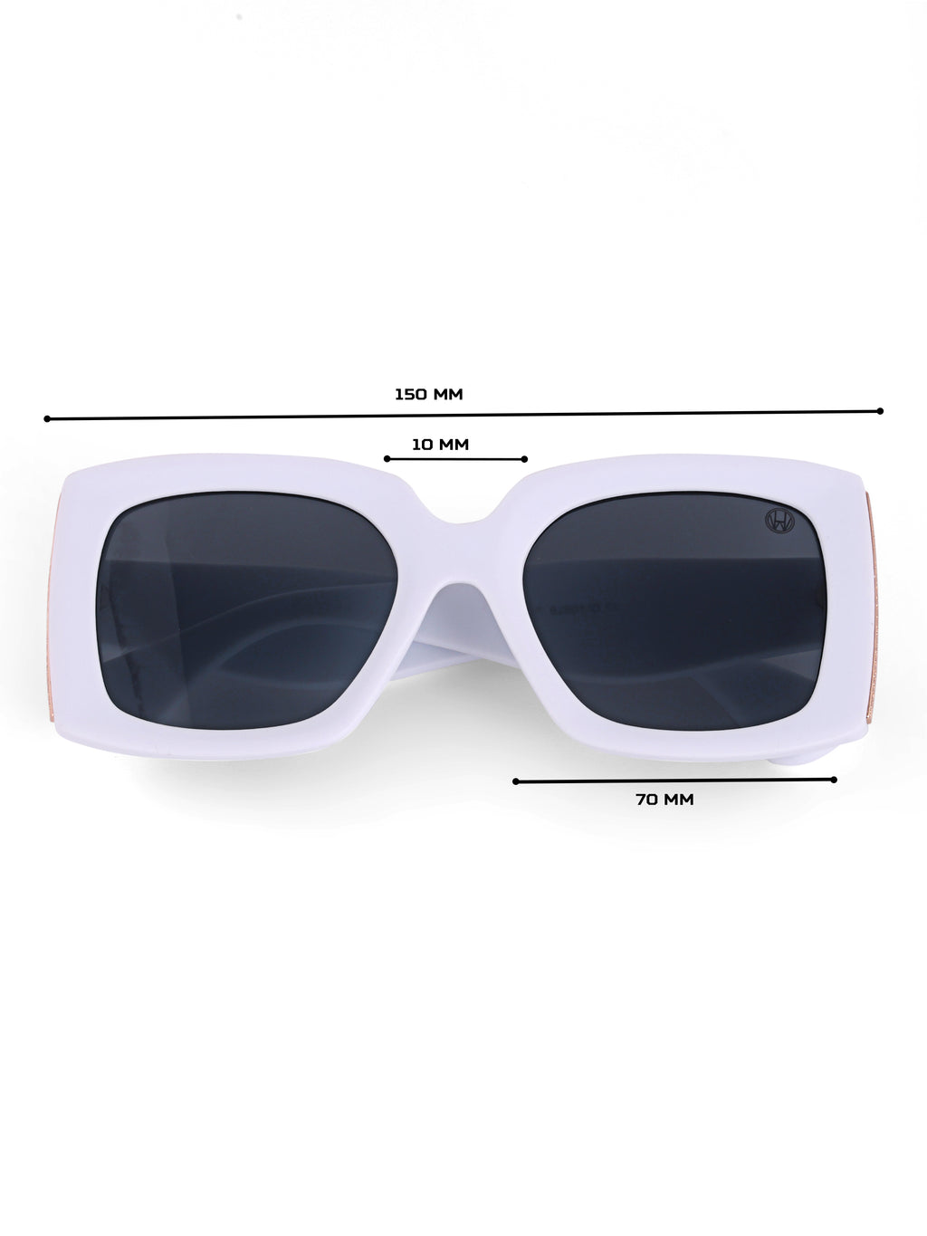 Black Women Oversize Square UV Protected Sunglasses