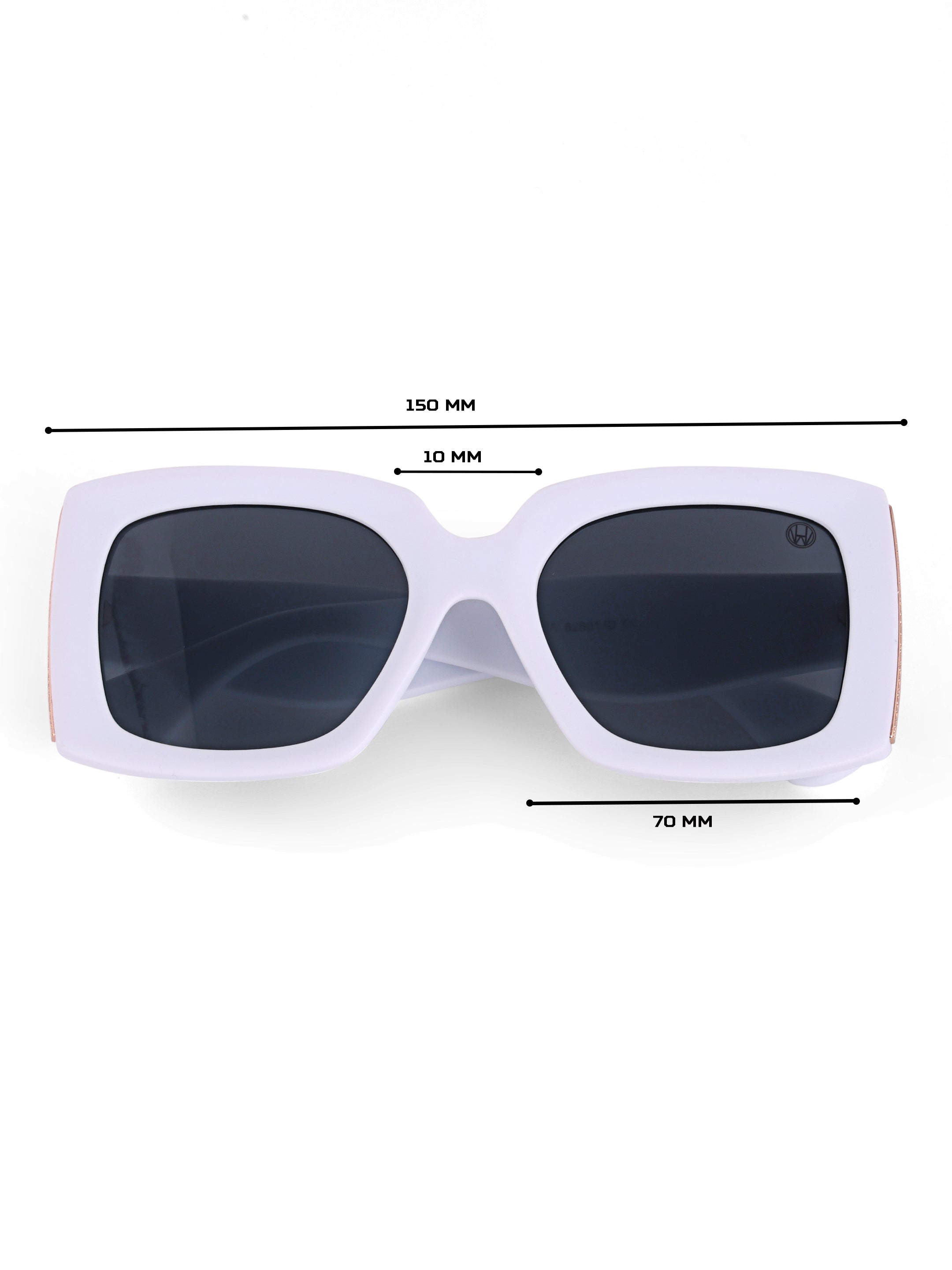 Black Women Oversize Square UV Protected Sunglasses