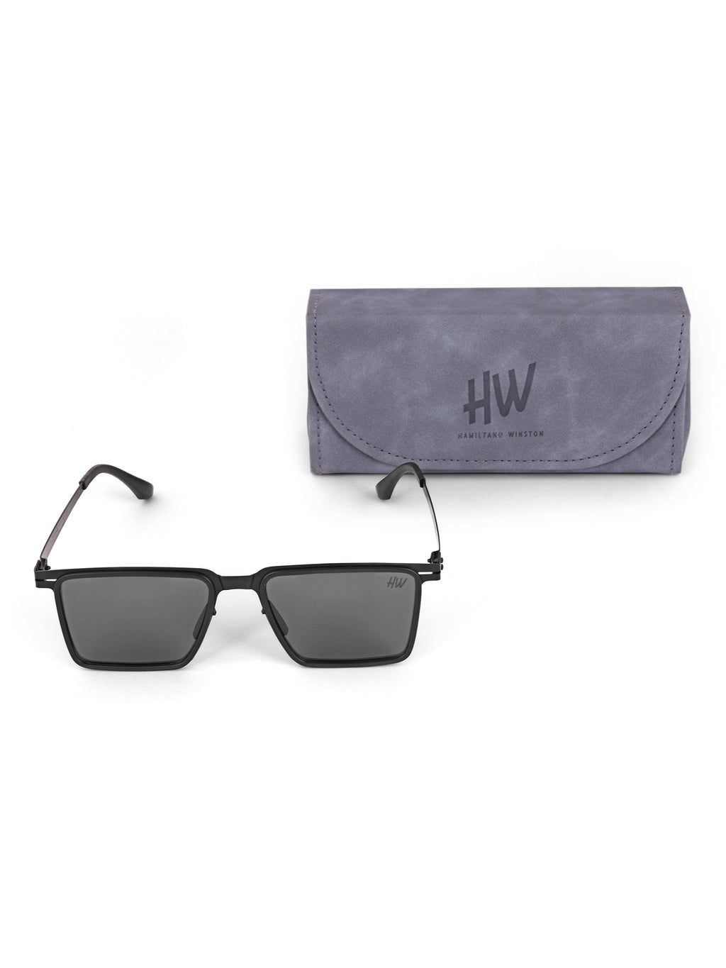 Men Wayfarer Uv Protected Sunglasses Black