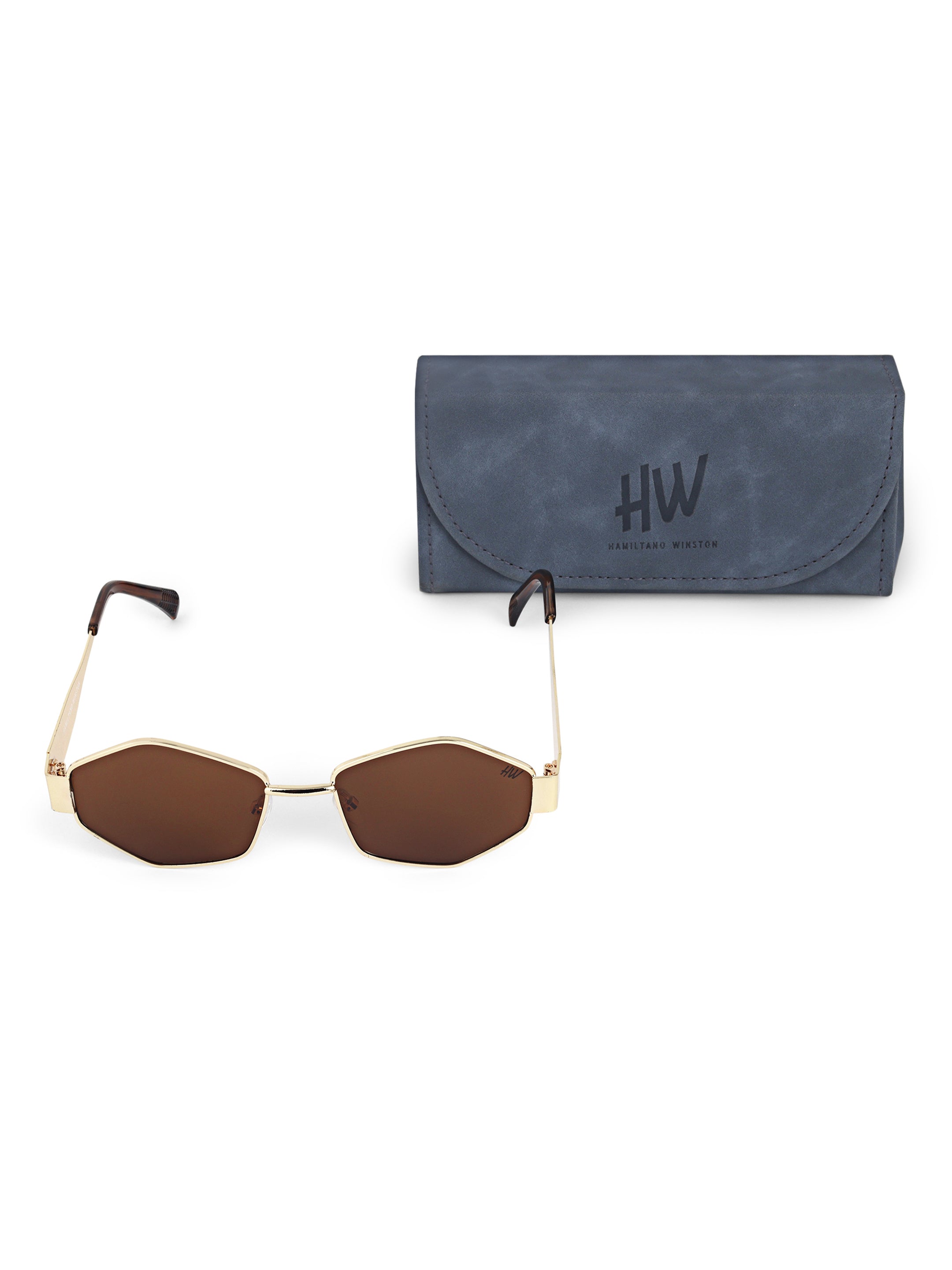 Dark Brown Women  UV Protected Sunglasses