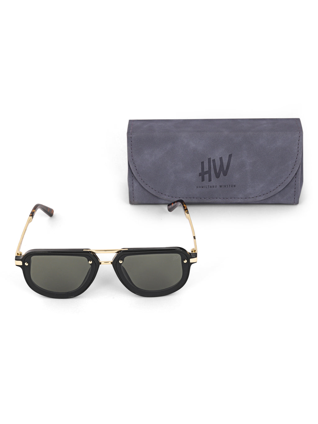 Men Wayfarer UV Protected Sunglasses Light Black