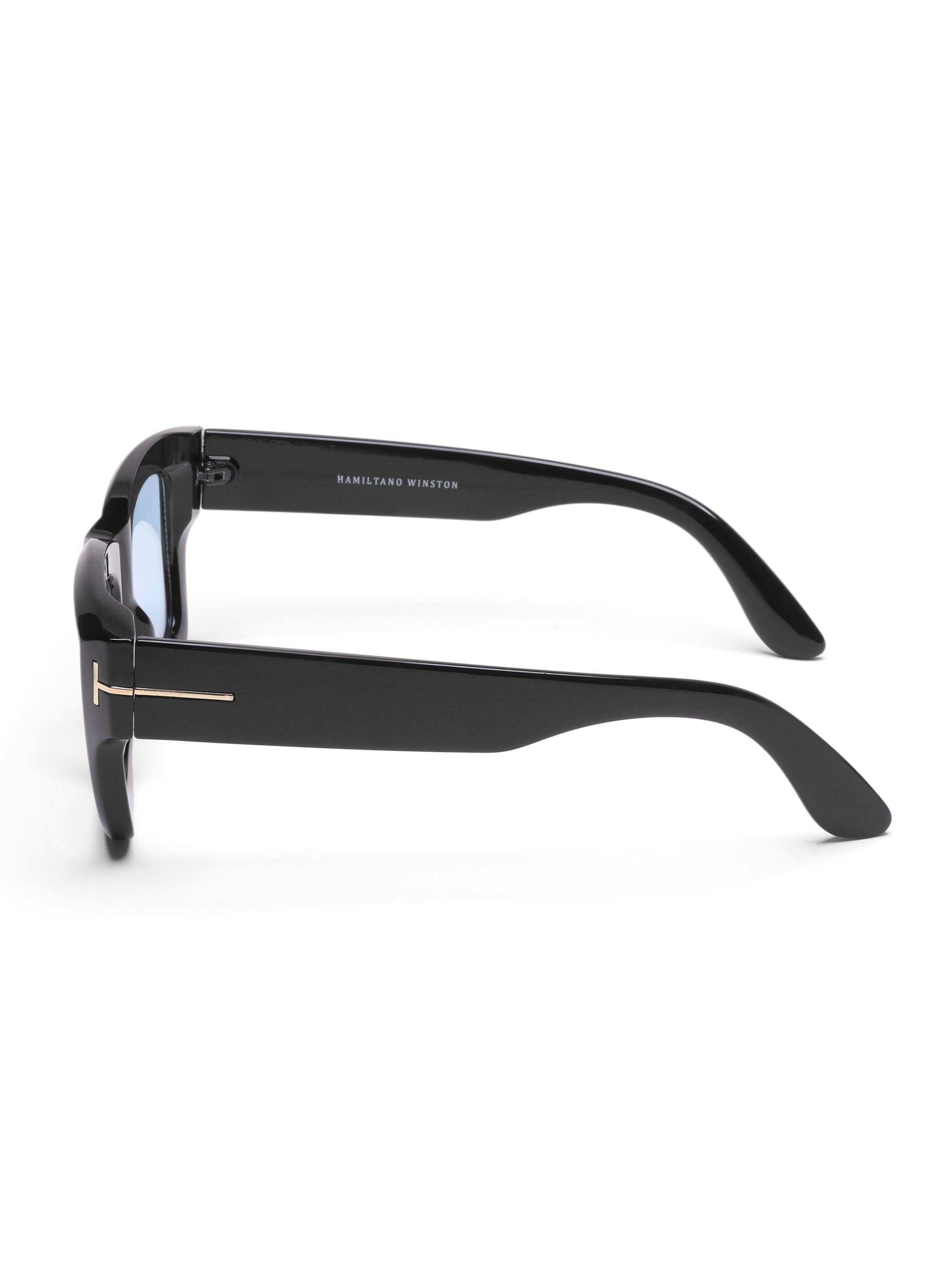 Phantom Blue Wayfarer Mens Sunglasses