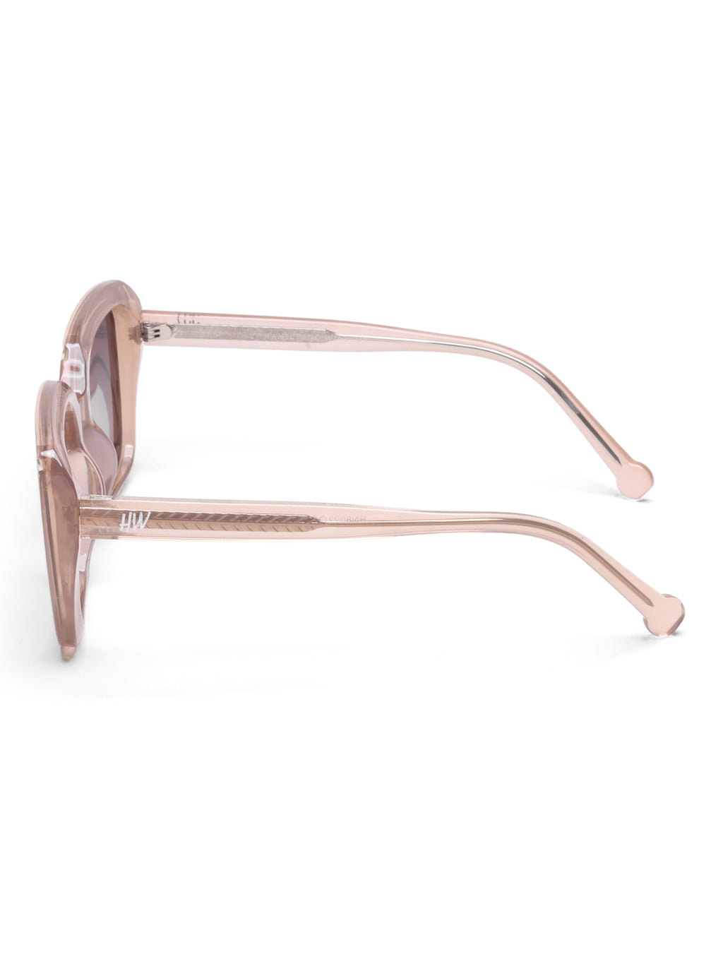 Isola Pink Square UV Protected Womens Sunglasses