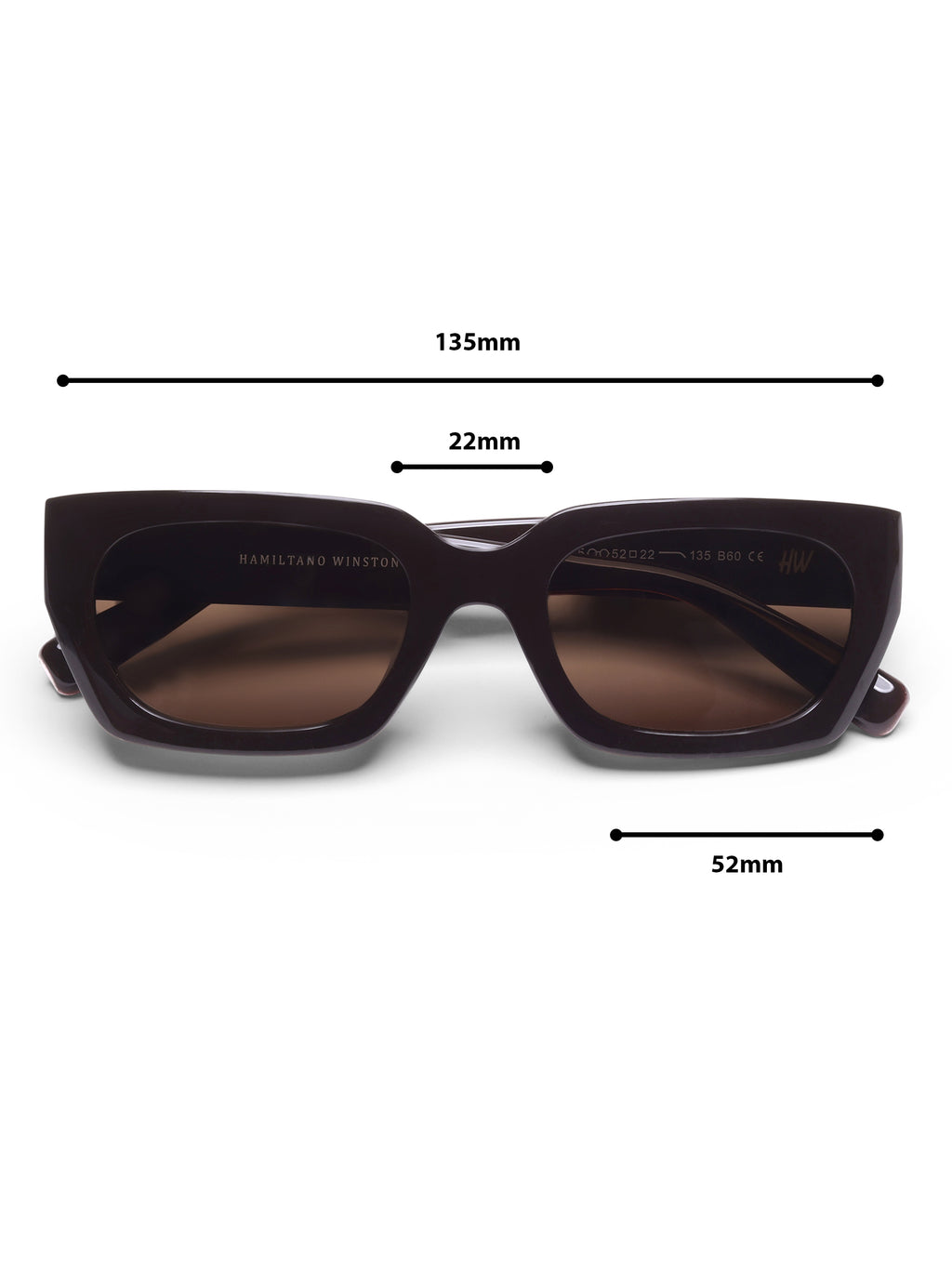 Solara Brown Oval UV Protected Womens Sunglasses