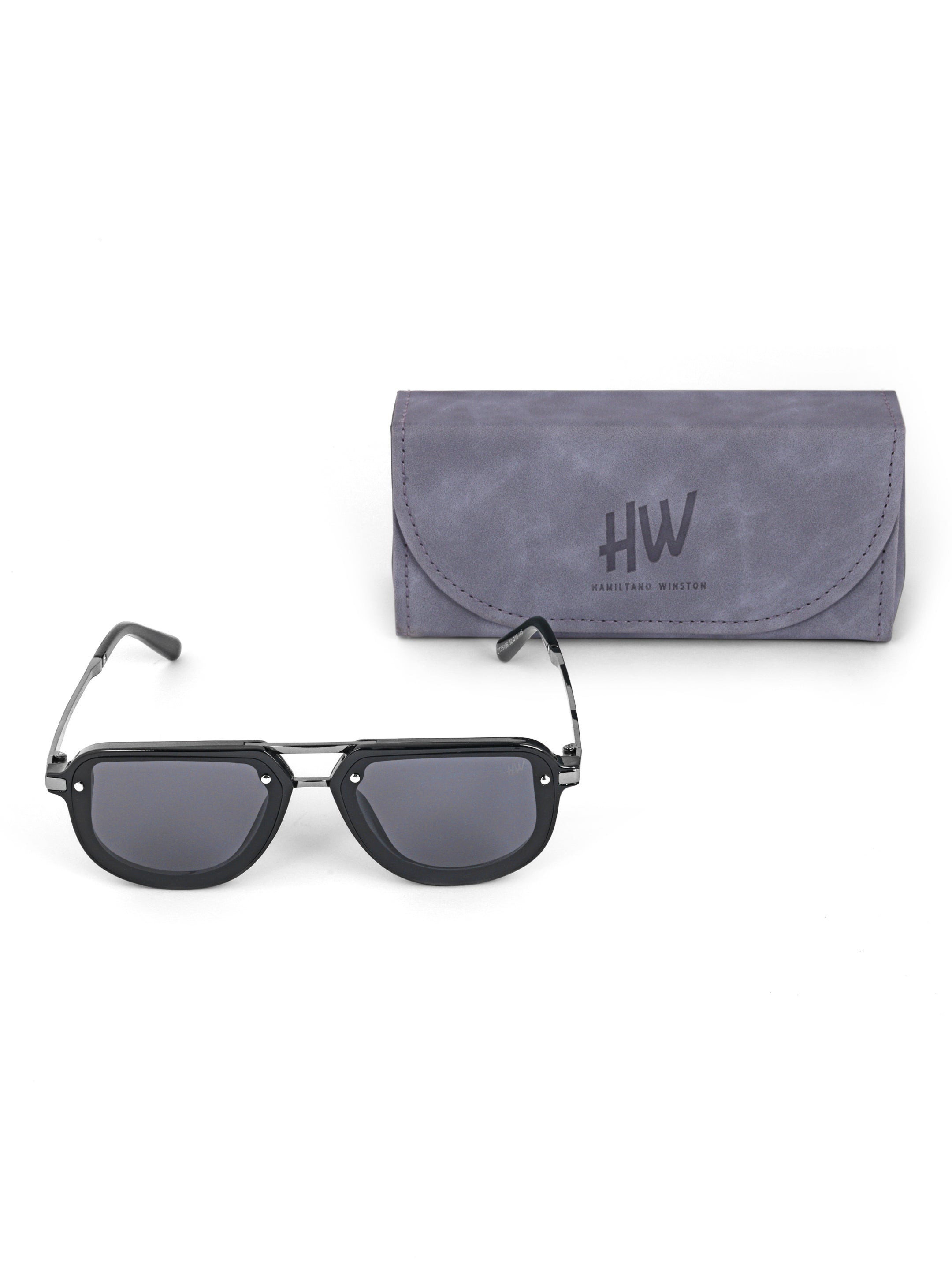 Men Wayfarer UV Protected Sunglasses Black