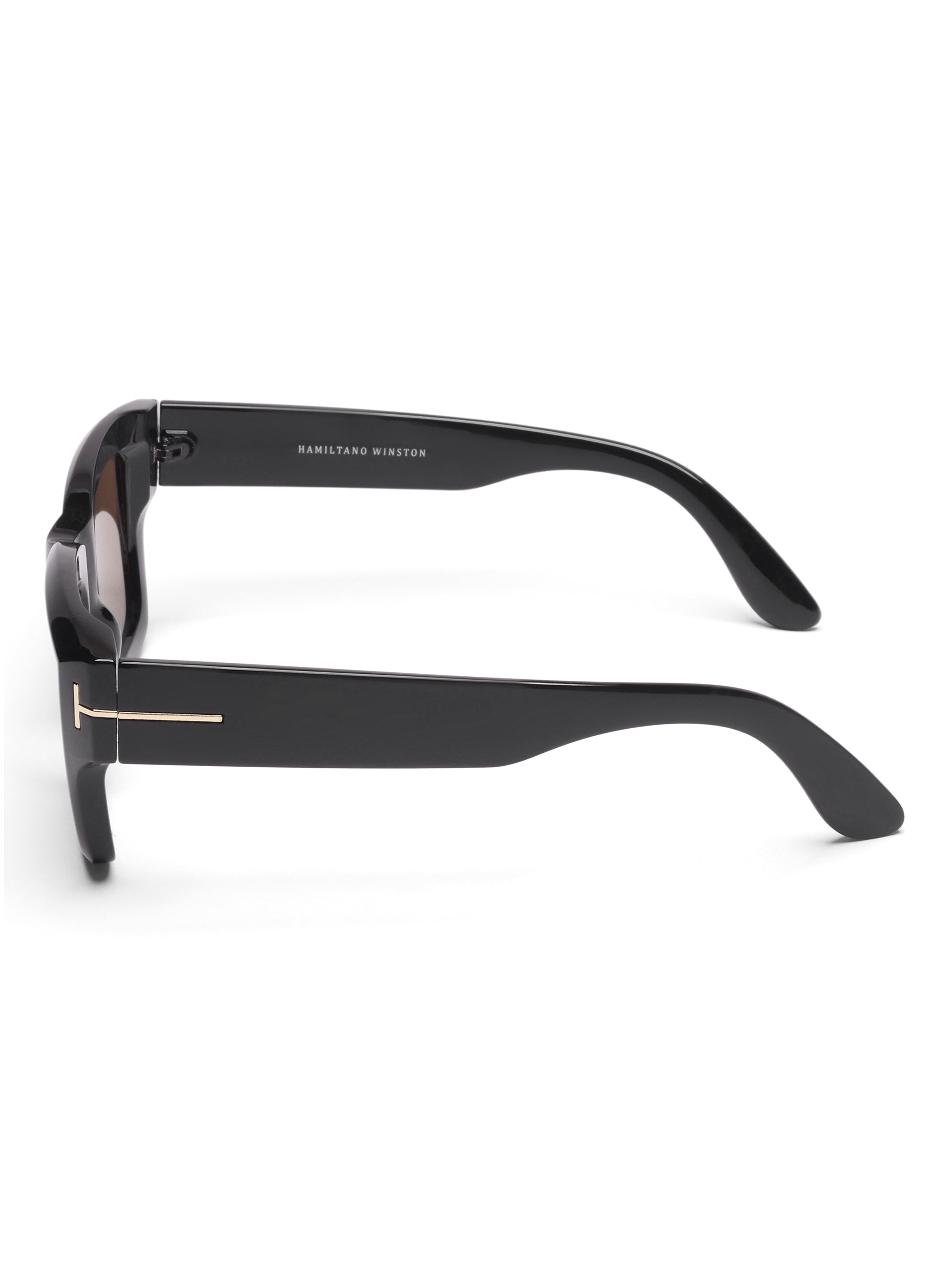Casaro Brown Wayfarer Mens Sunglasses