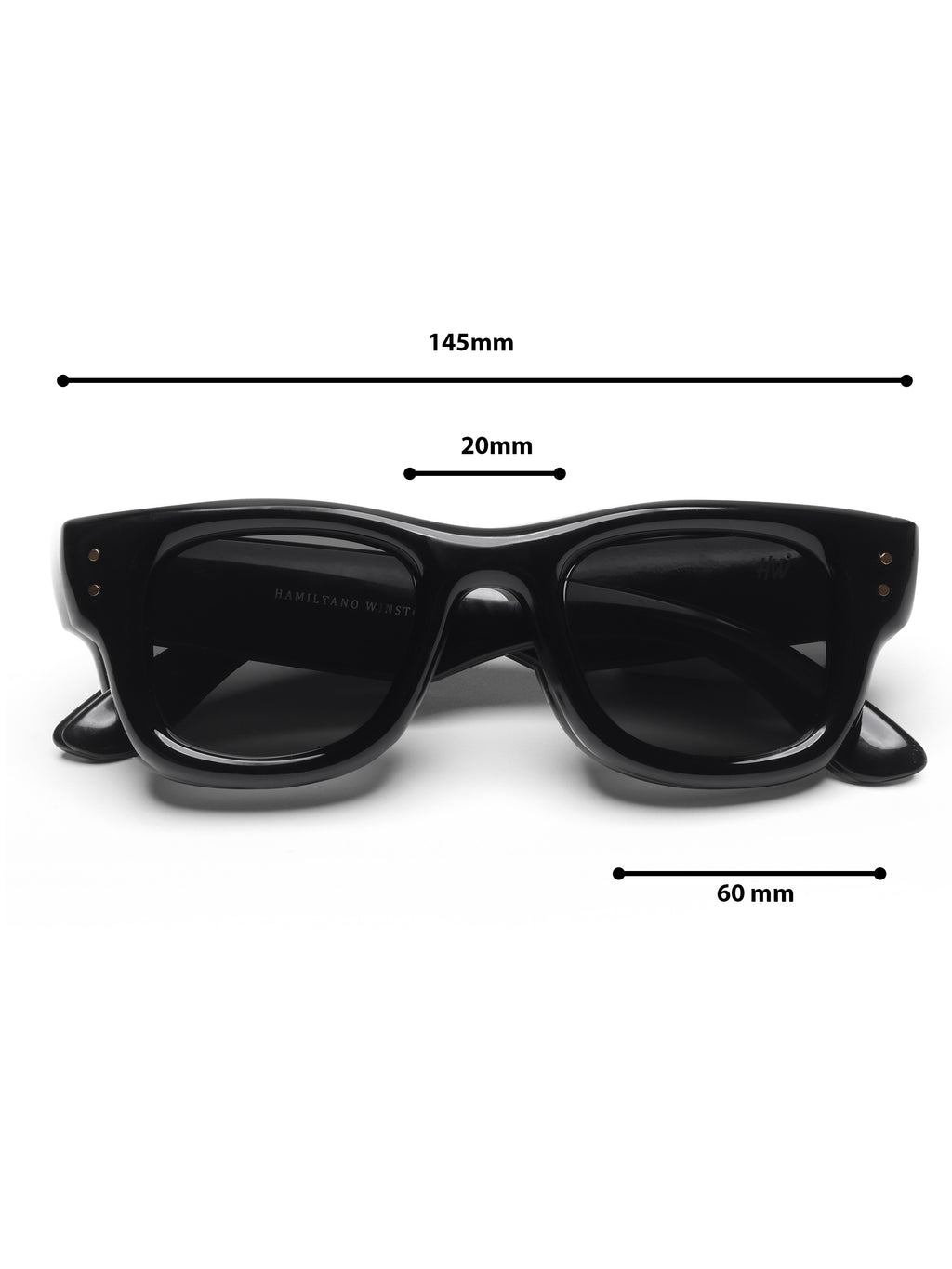 Virex Black Wayfarer Mens Sunglasses