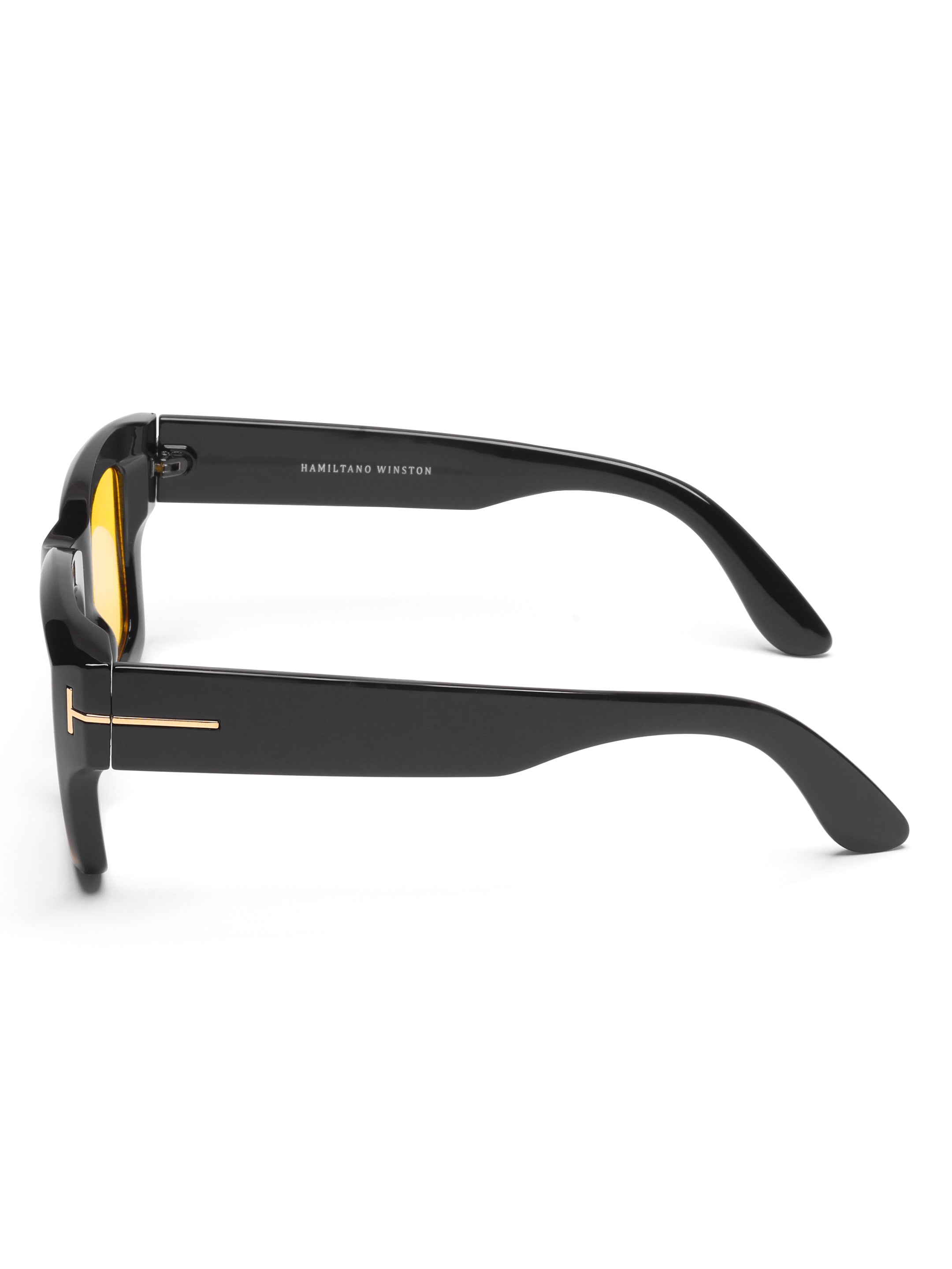 Falcon Yellow Wayfarer Mens Sunglasses