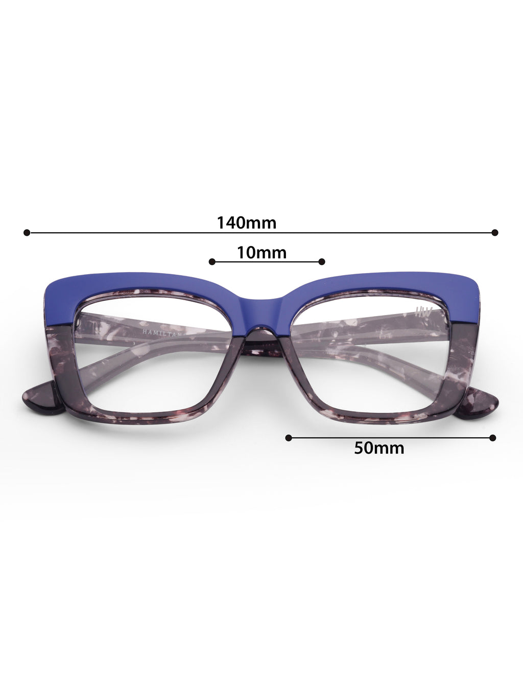 Women's Oversize Blue Optical Frame