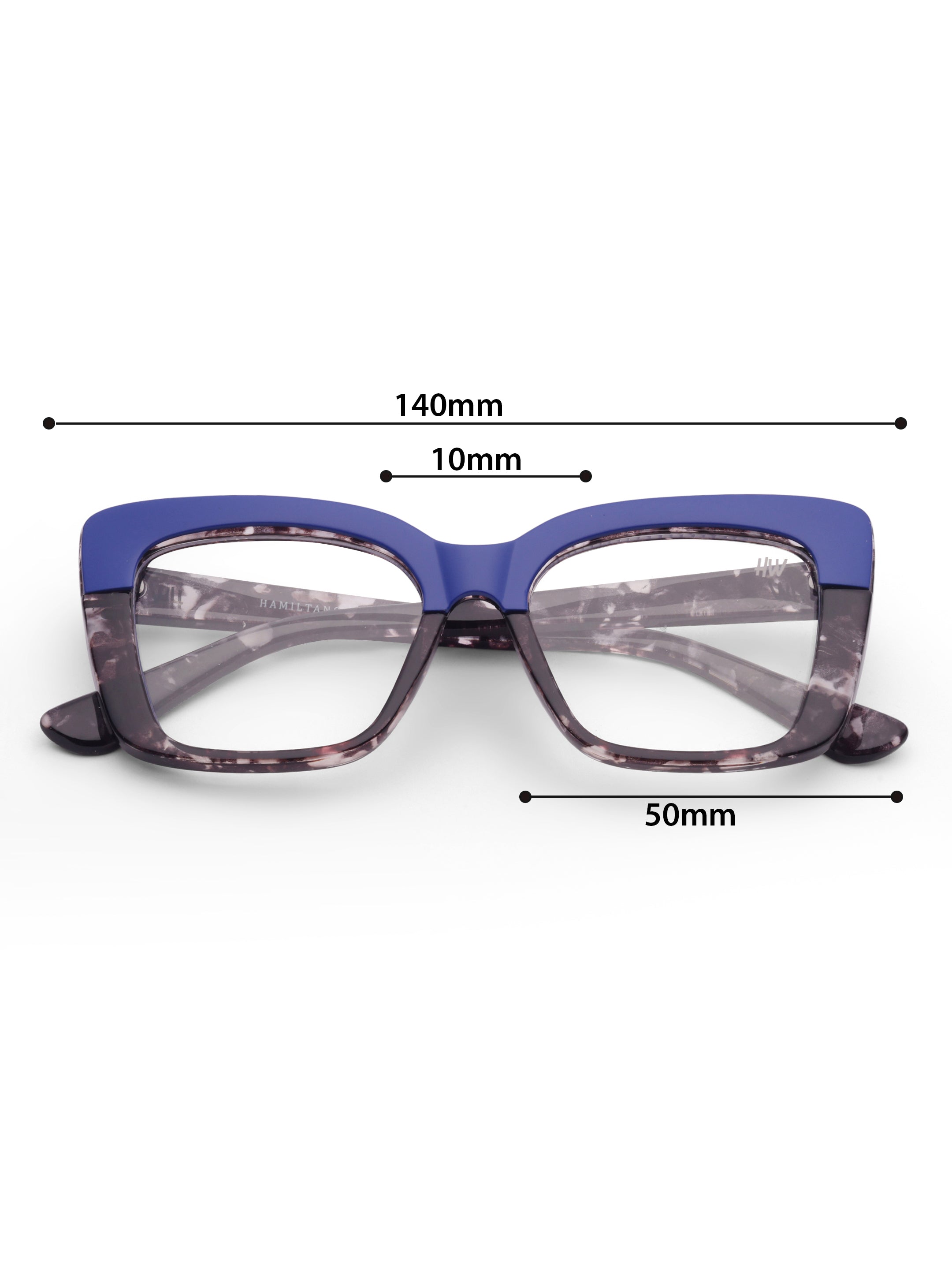 Women's Oversize Blue Optical Frame
