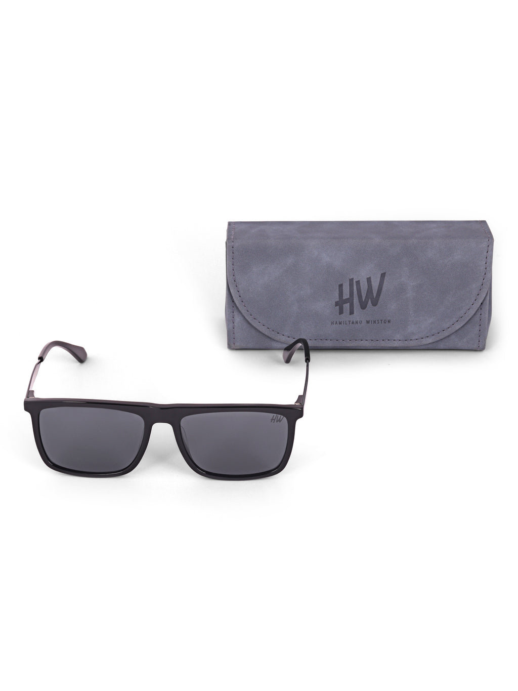Men Wayfarer UV Protected Sunglasses Black