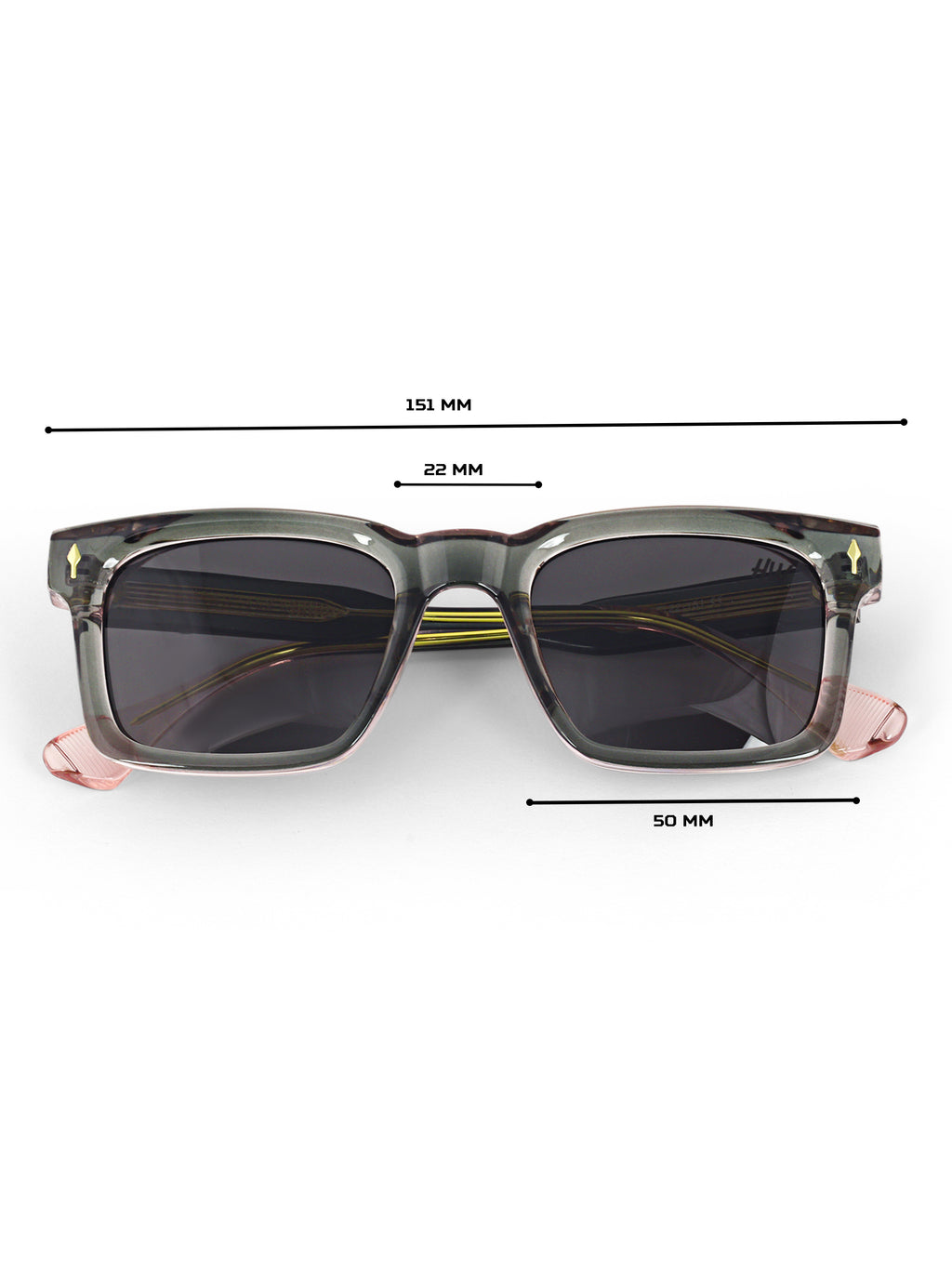 Men Wayfarer UV Protected Sunglasses Black