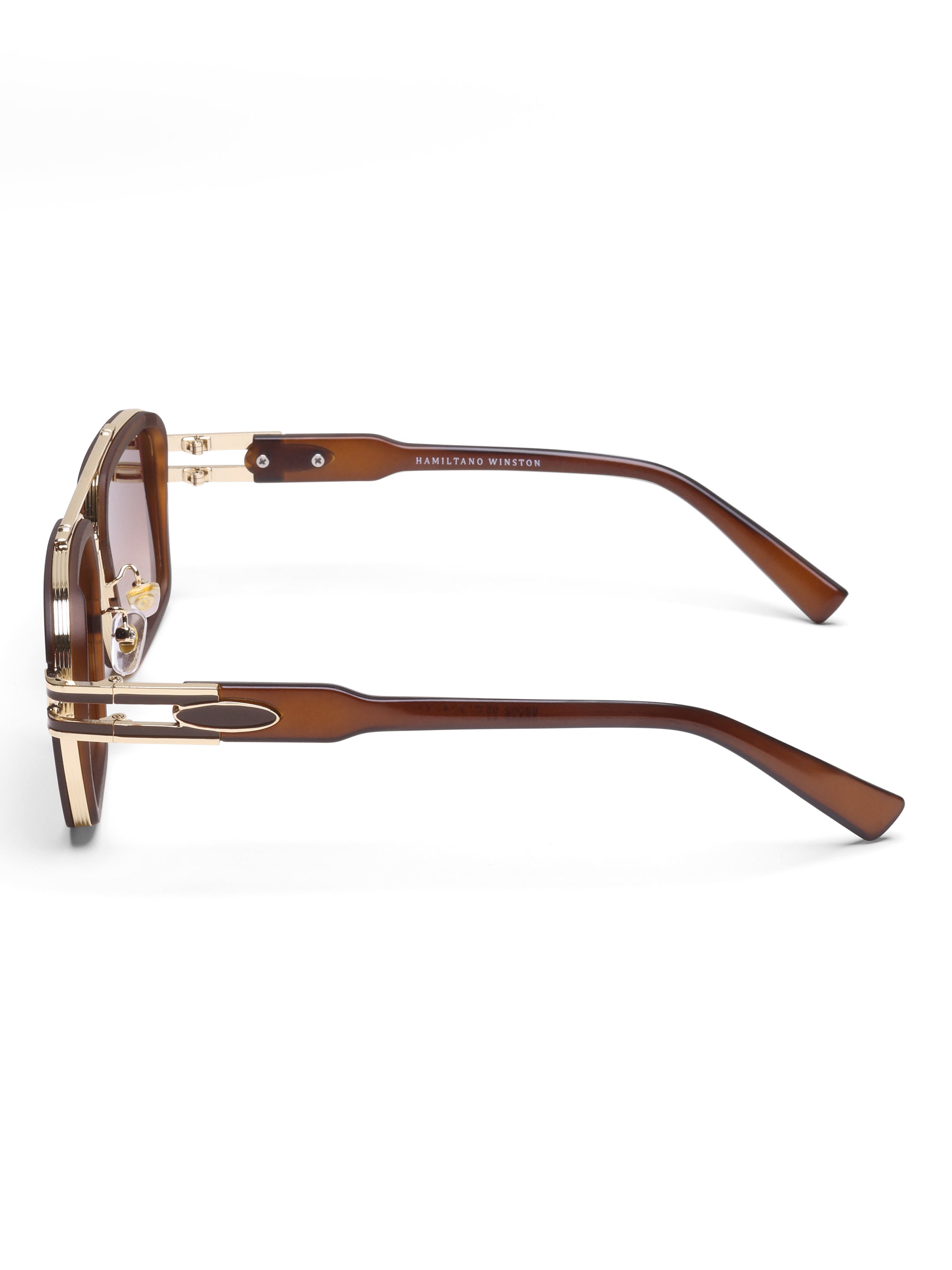 Havoc Brown Wayfarer Mens Sunglasses