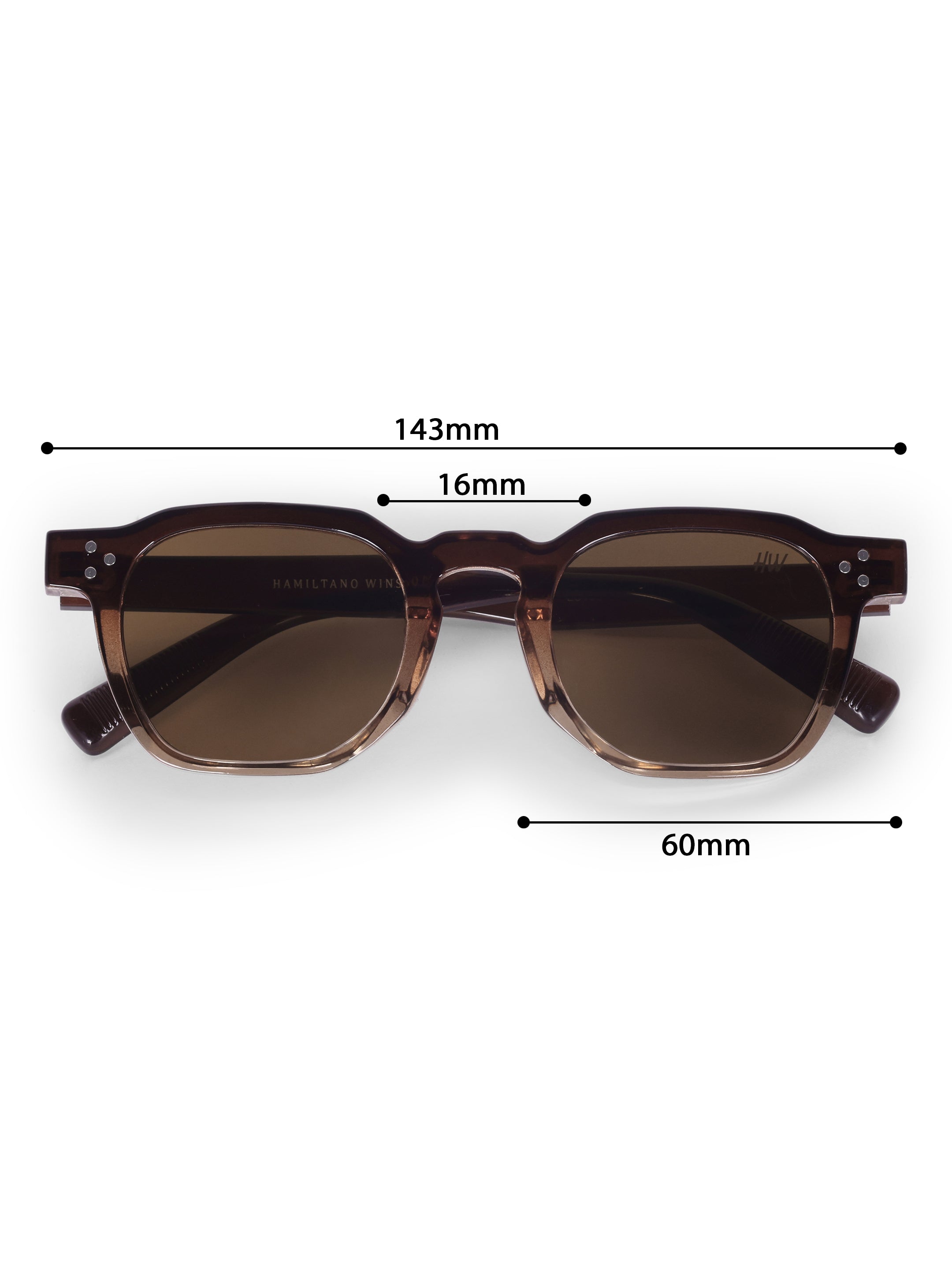 Women's Leopard Brown Hexagon Sunglasses