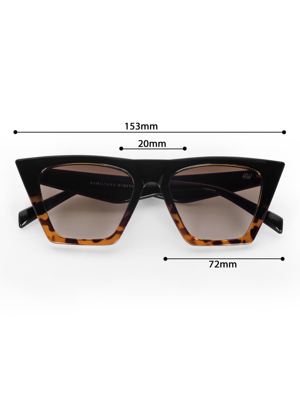 Women's Leopard Brown Cateye UV Protected Oversized Sunglasses