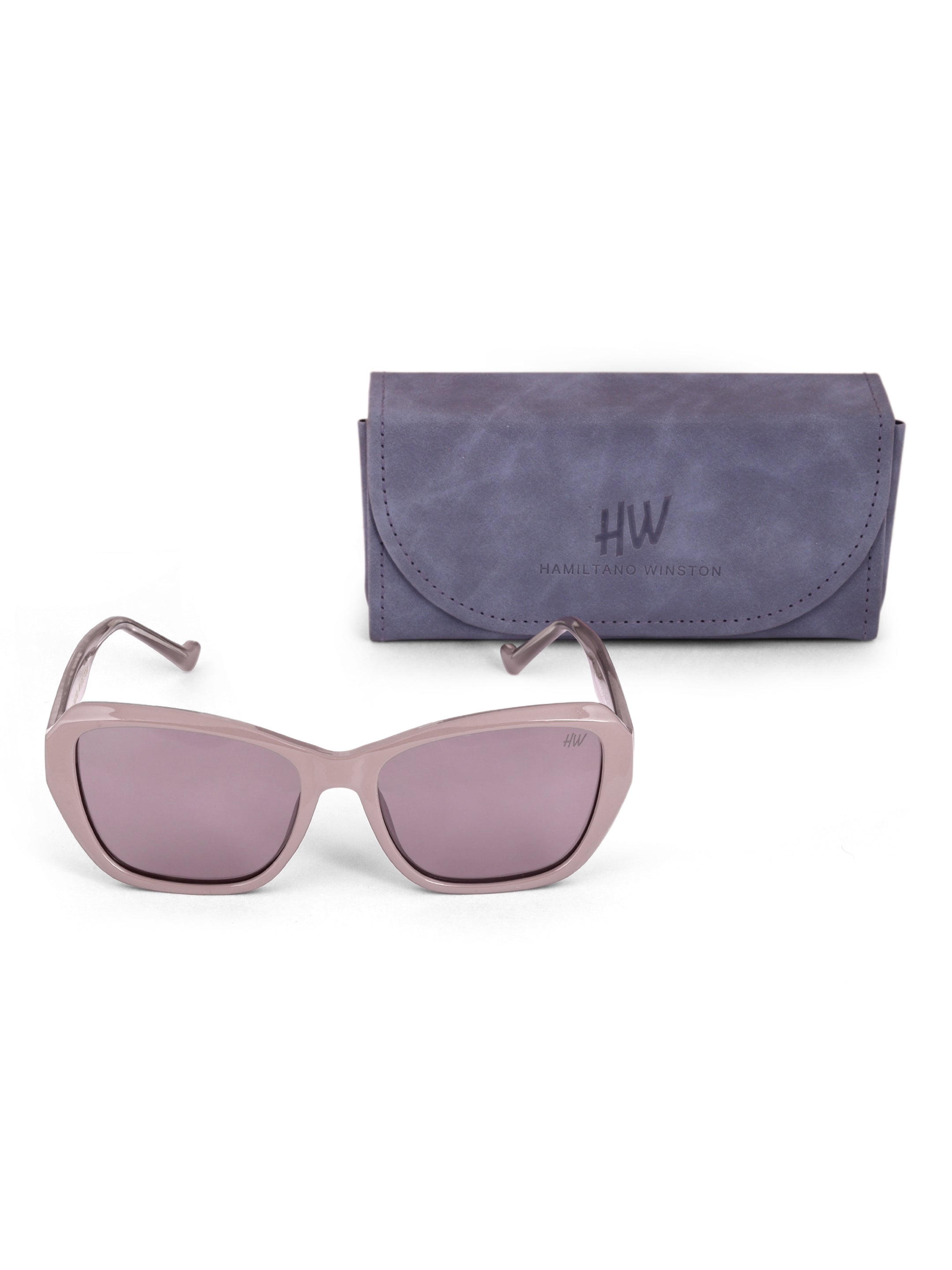 Women's Pink Wayfarer UV Protected Sunglasses