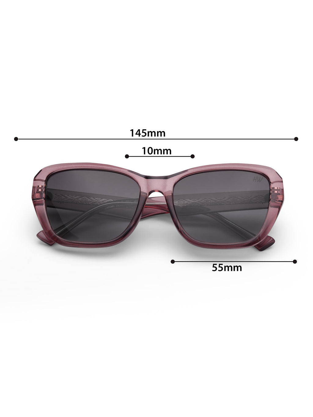Women's Red Wayfarer Sunglasses
