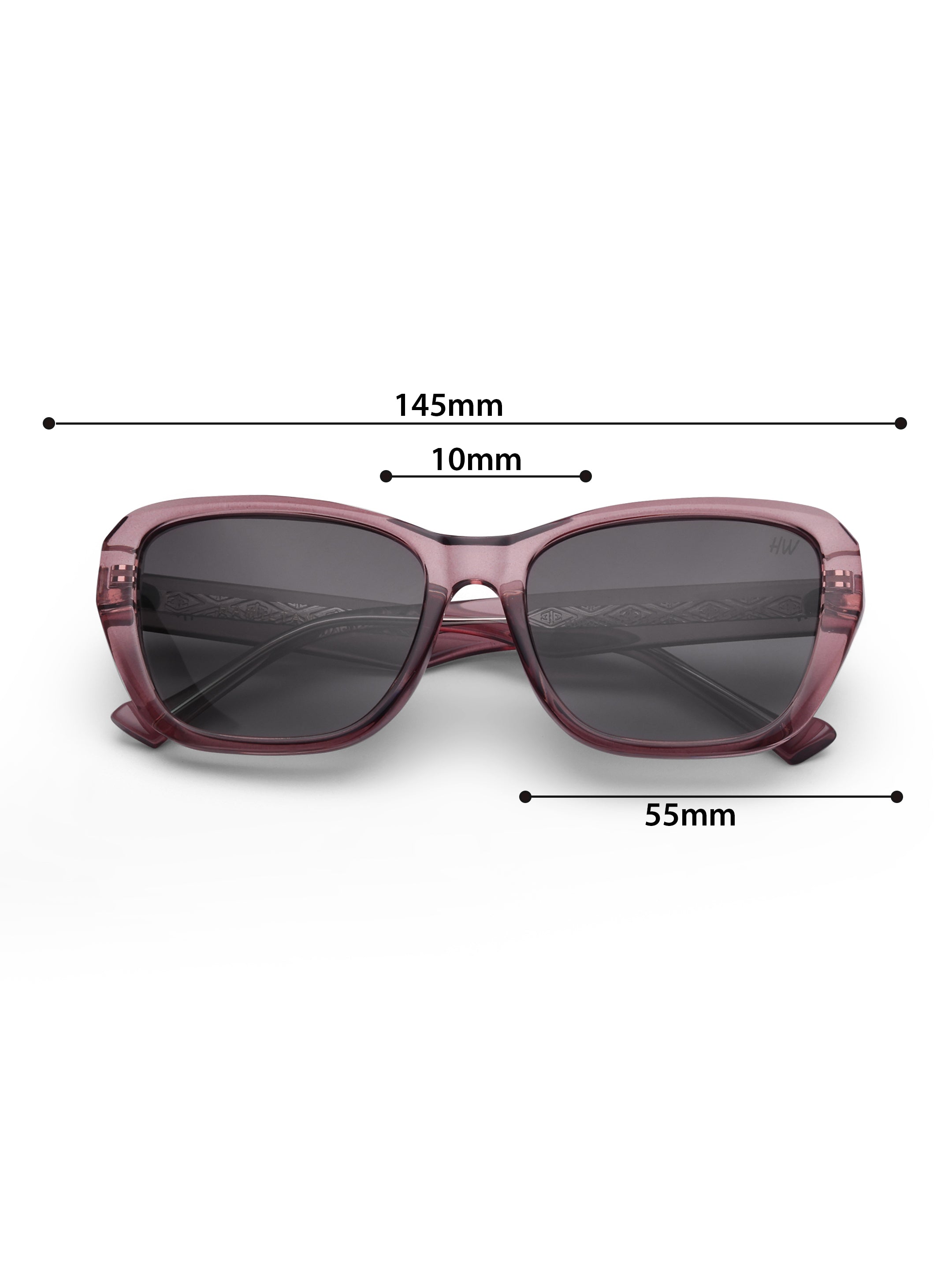 Women's Red Wayfarer Sunglasses