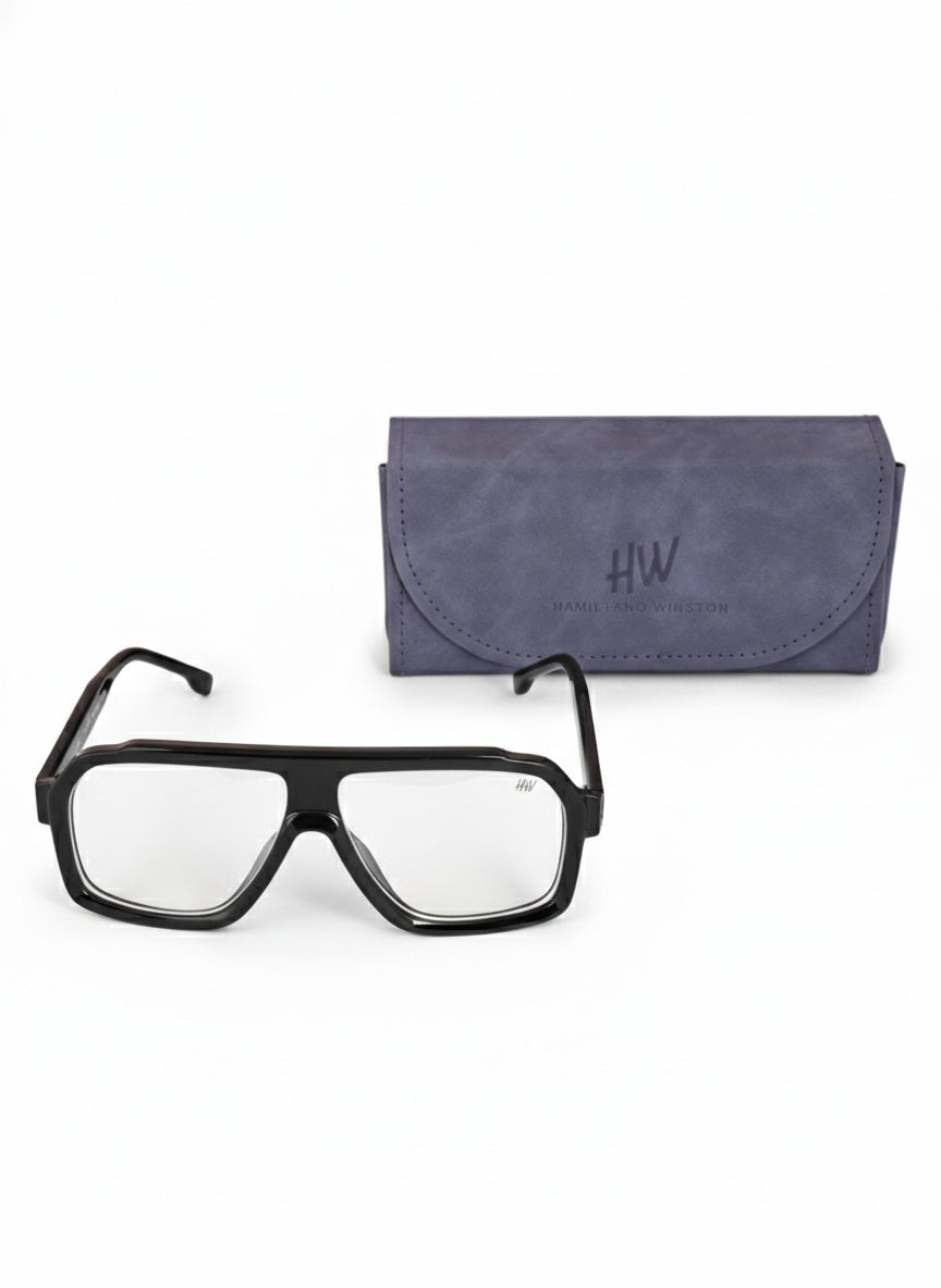 Men's UV Protected Wayfarer Transparent Optical and Sunglasses