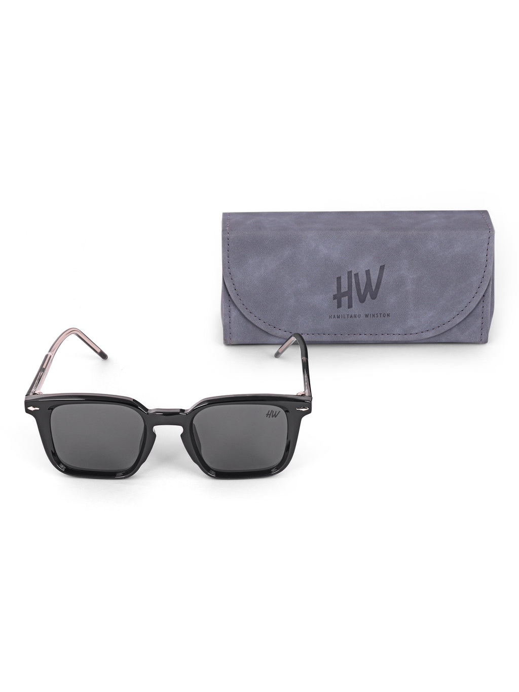 Men Wayfarer UV Protected Sunglasses Black