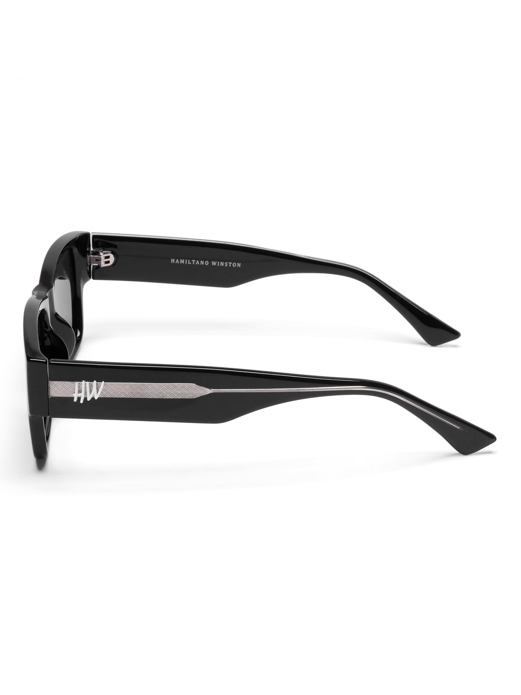 Torino Black Wayfarer Mens Sunglasses