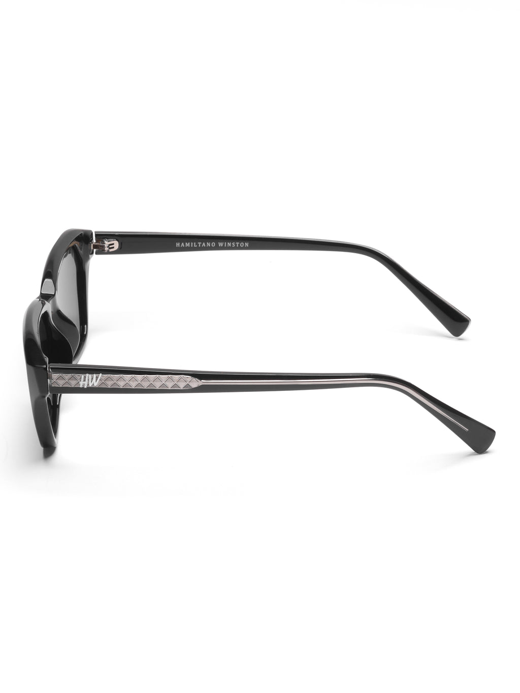 Evora Black Cateye UV Protected Womens Sunglasses