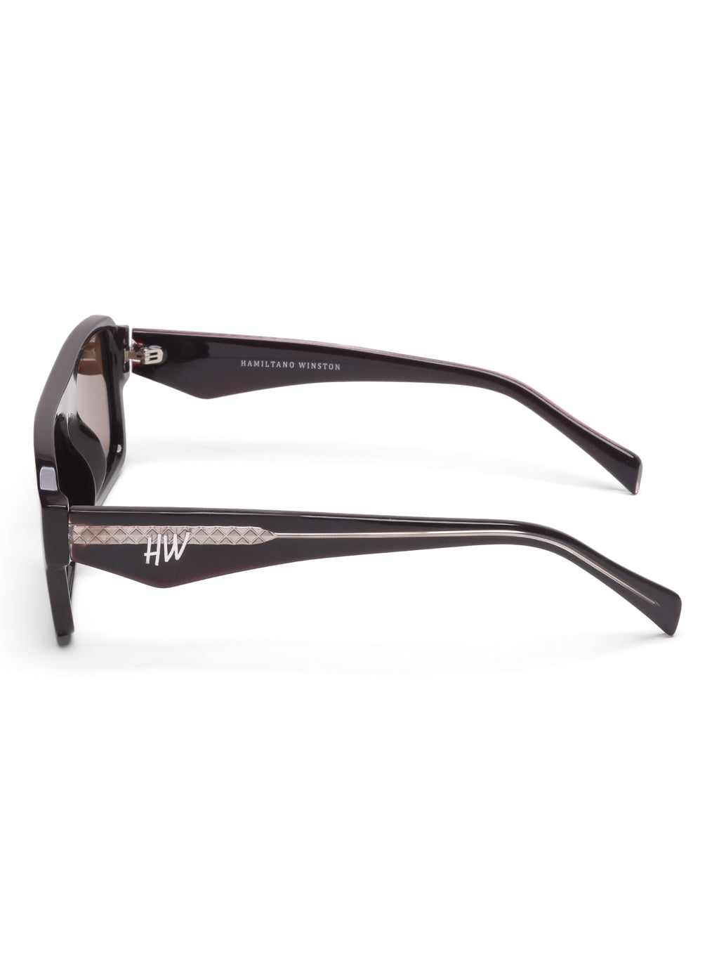 Onyx Brown Wayfarer Mens Sunglasses