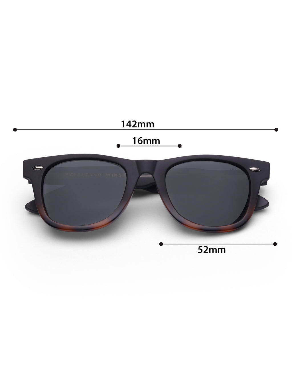 Men's UV Protected Gold Black Leopard Wayfarer Sungasses