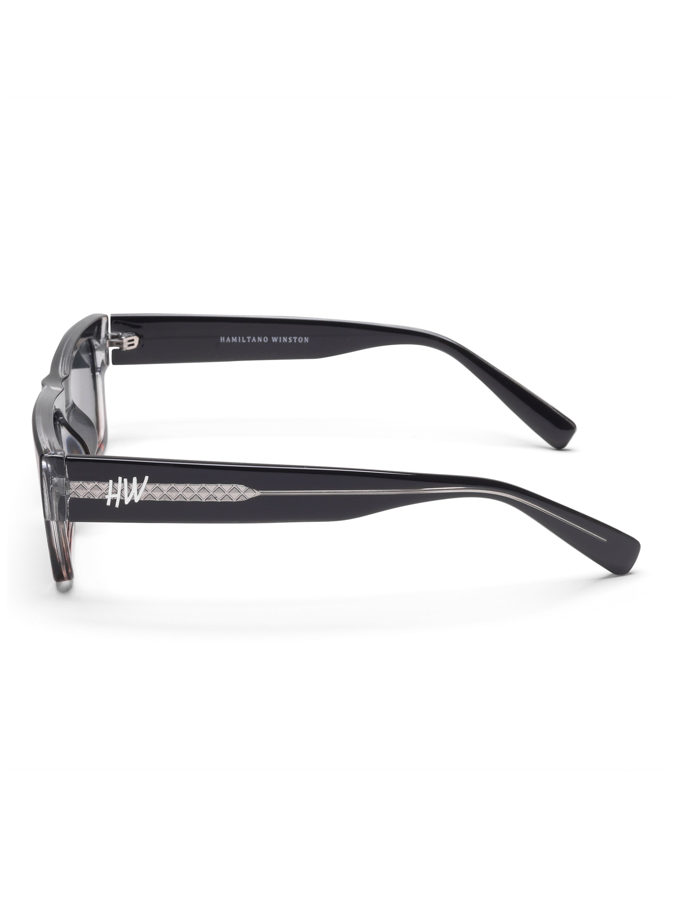 Raxon Black Wayfarer Mens Sunglasses